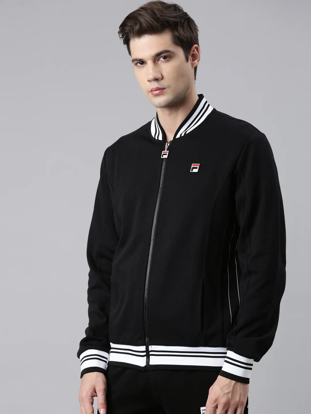 Fila Black Settanta 2 Men's Track Jacket - Image 4