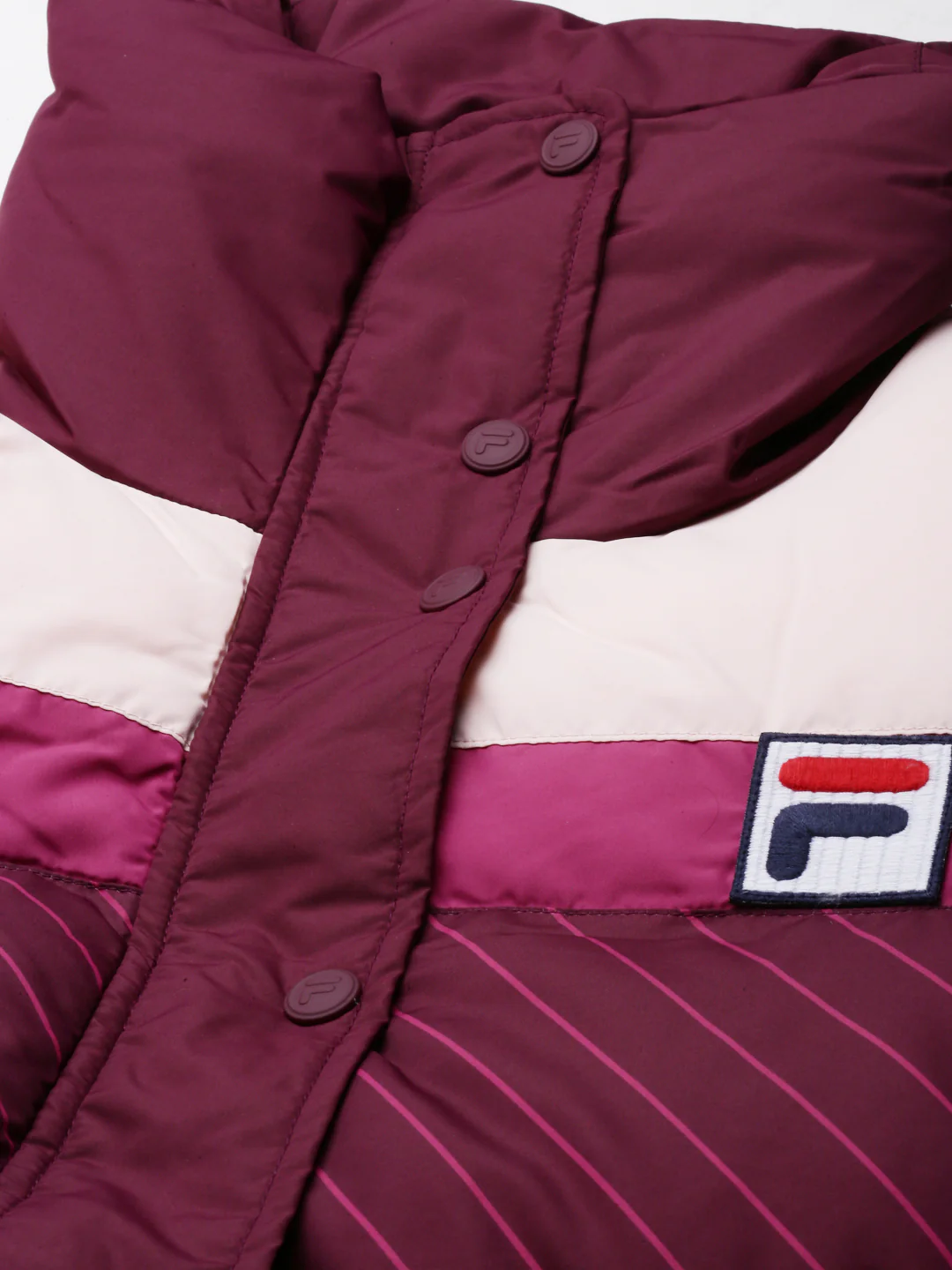 Fila Black Lottie Women's Quilted Jacket - Image 3