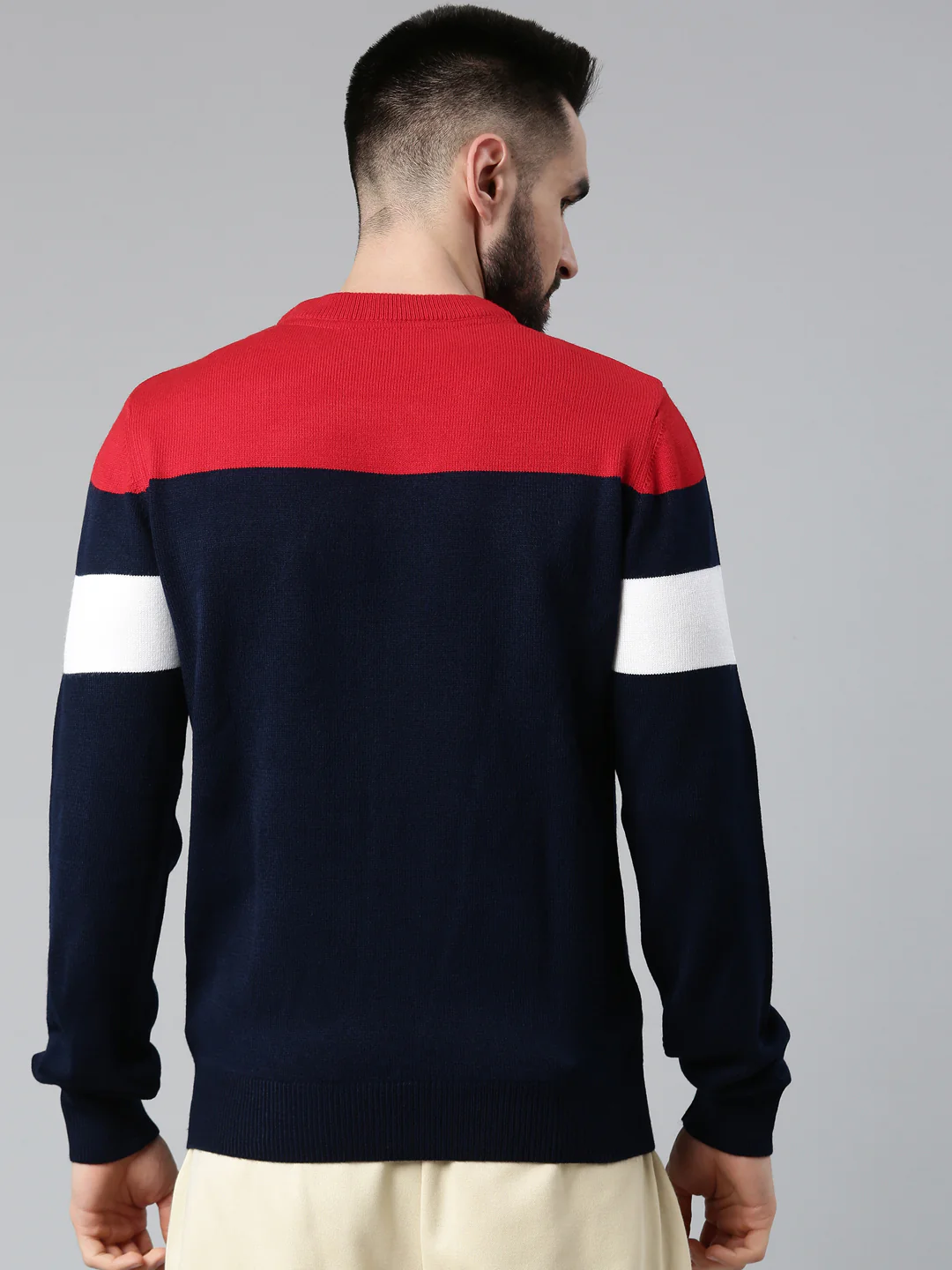 Fila Red Abner Men's Long Sleeve Sweater - Image 5