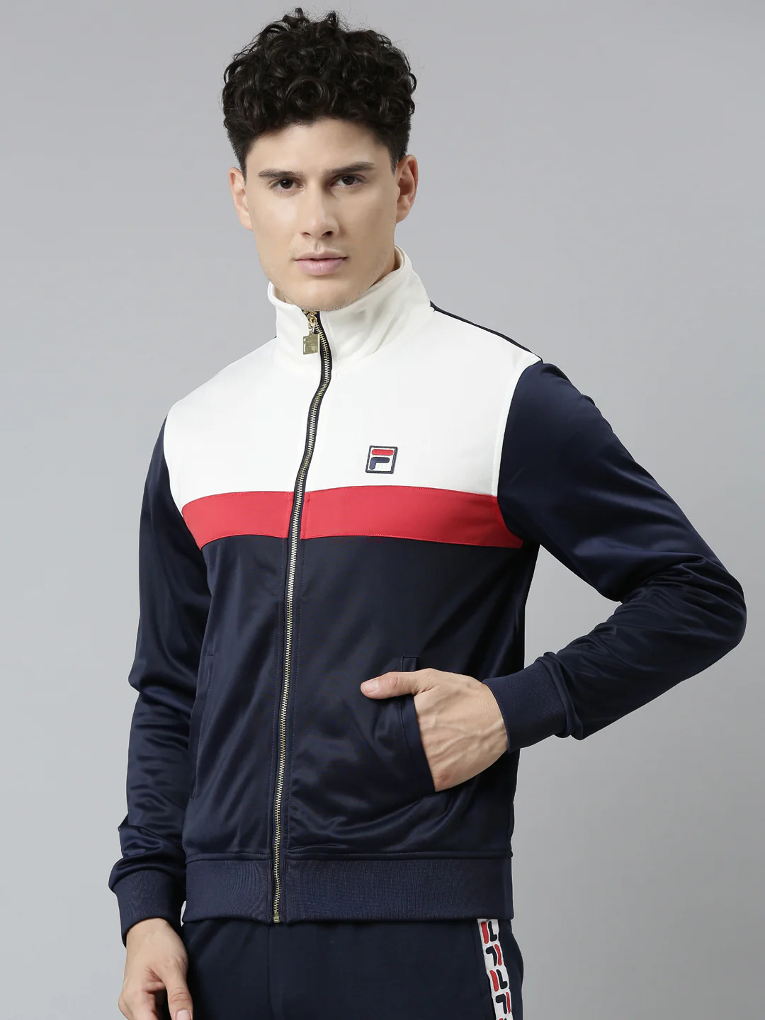 Fila Peacoat Nash Men's Track Jacket - Image 4