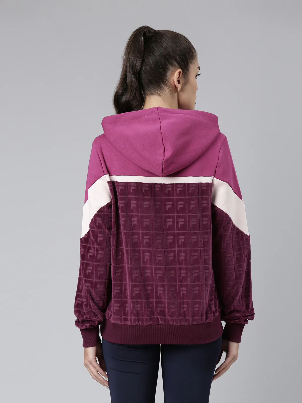 Fila Dazzling Blue Lorri Women's Hoodie - Image 5