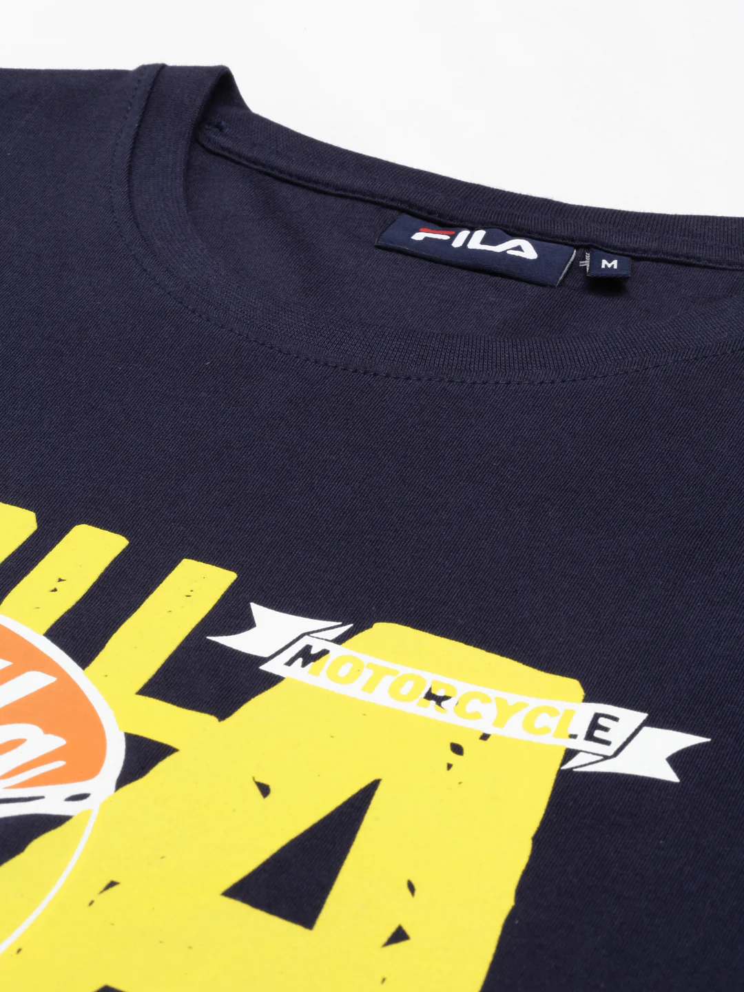 Fila Black Race Men's Logo T-Shirt - Image 2