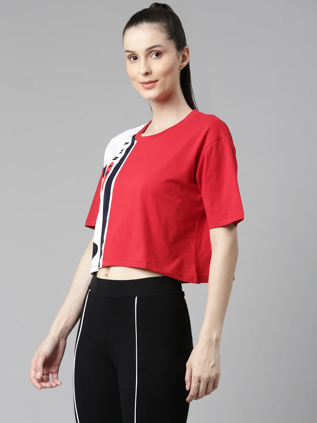 Fila White Lea Women's Boxy T-Shirt - Image 3