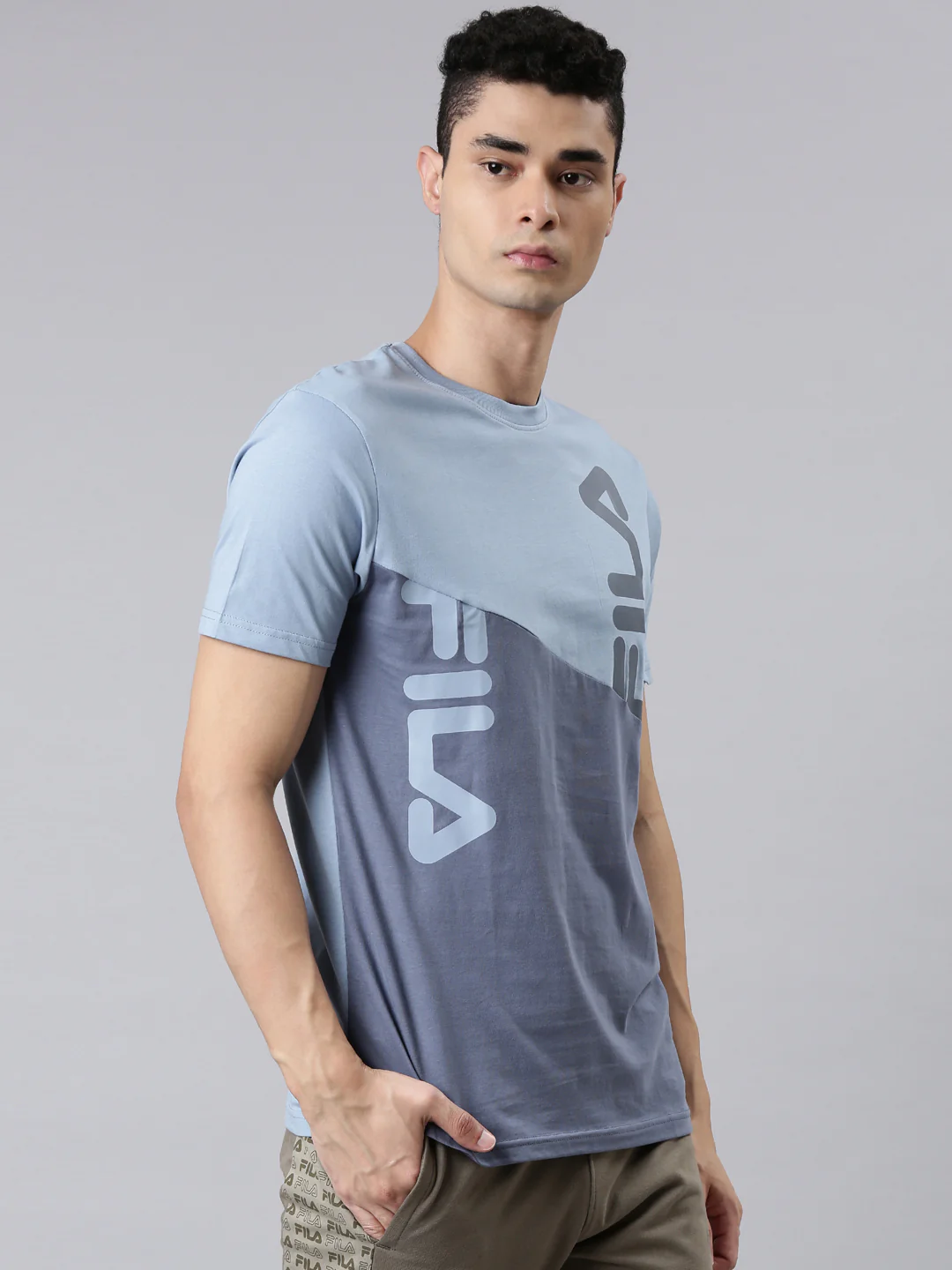 Fila White Arpit Men's Logo T-Shirt - Image 4