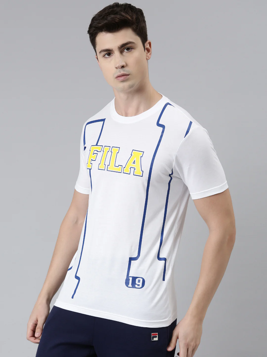 Fila Black Brenda Men's Logo T-Shirt - Image 3