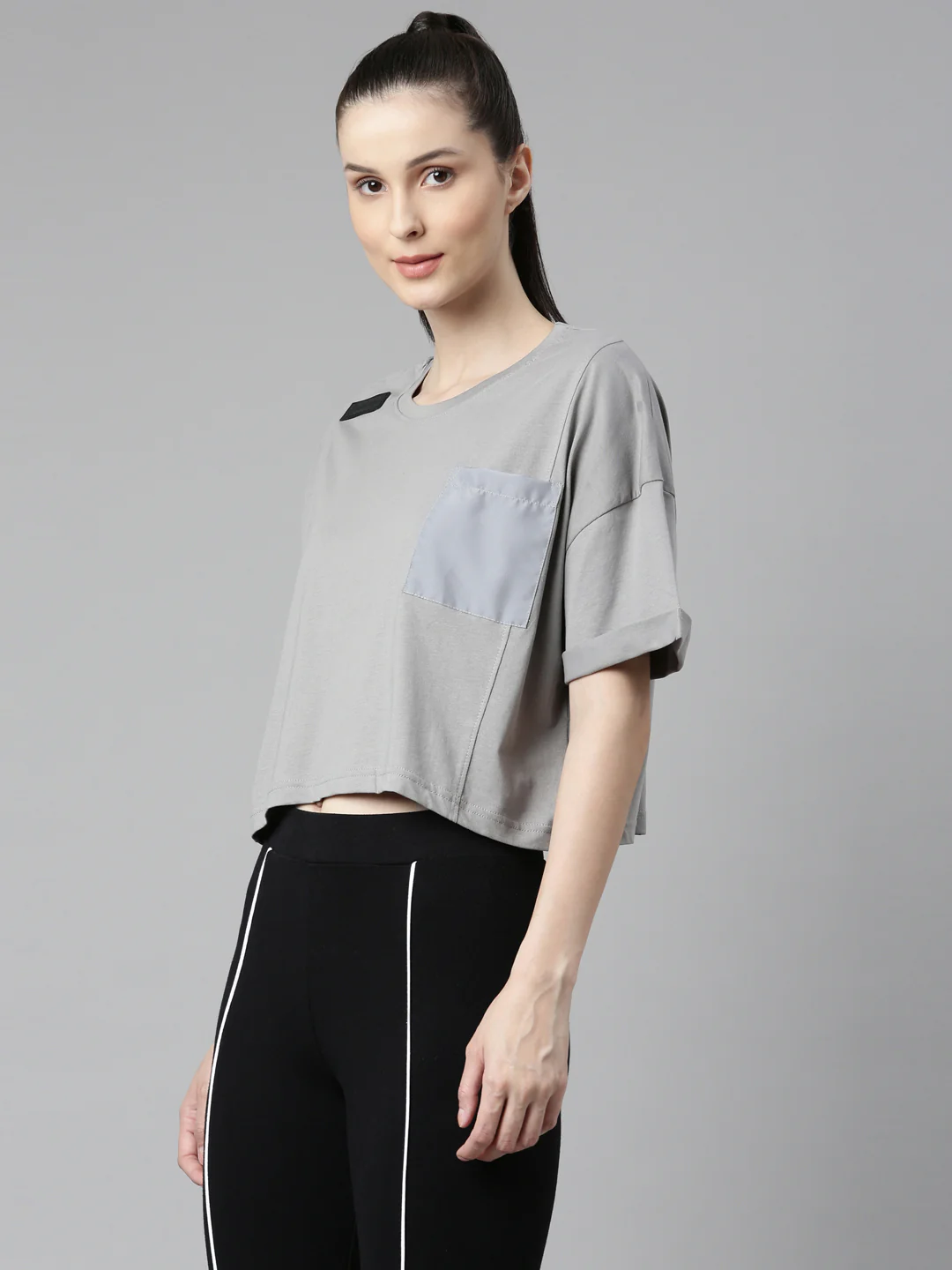 Fila Black Creed Women's Boxy T-Shirt - Image 3