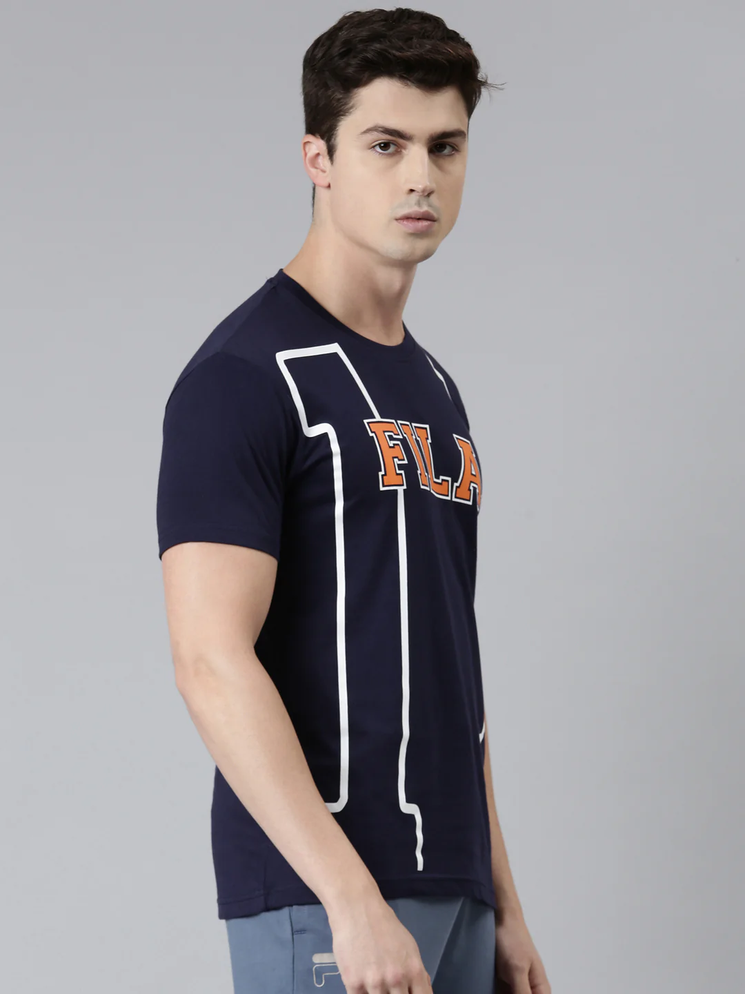 Fila Black Brenda Men's Logo T-Shirt - Image 4