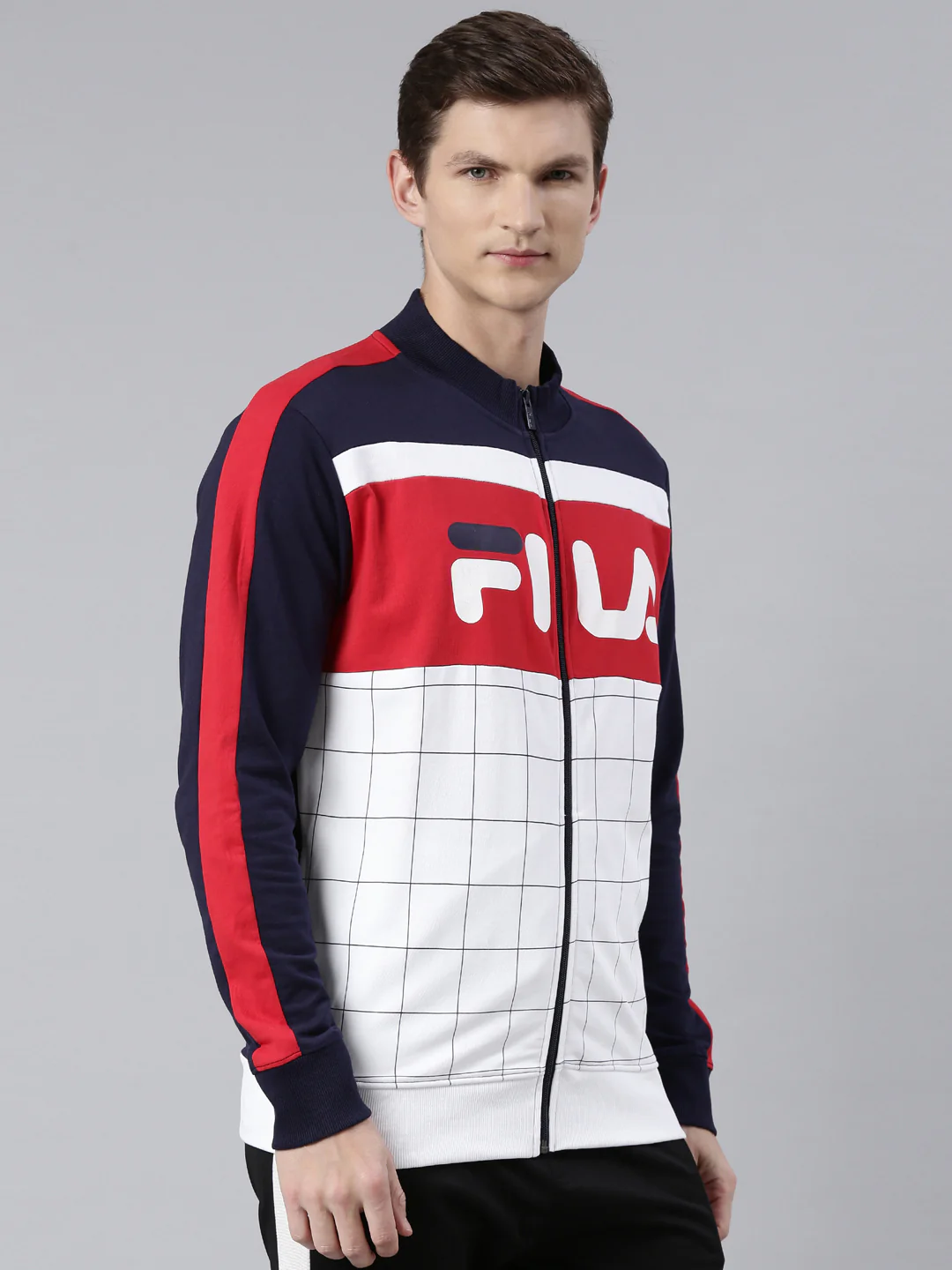 Fila Black Lorna Men's Sweat Shirt - Image 4
