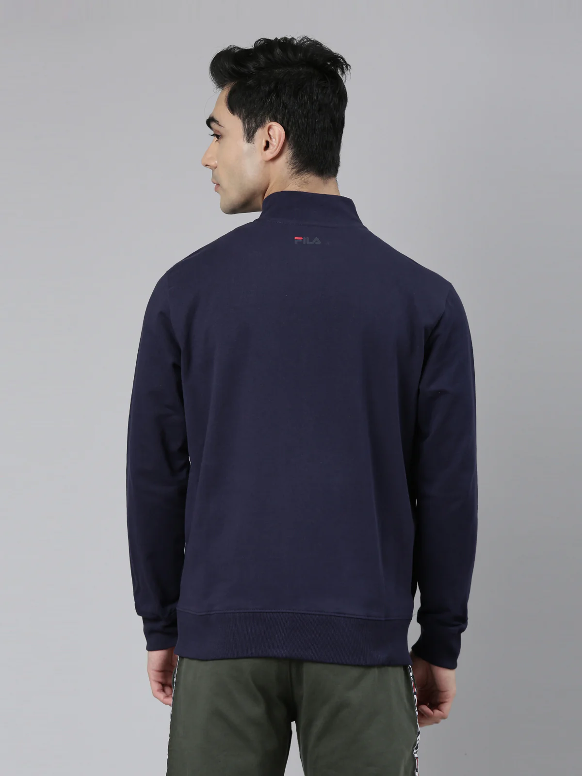 Fila Light Green Kestrel Men's Sweatshirt - Image 5