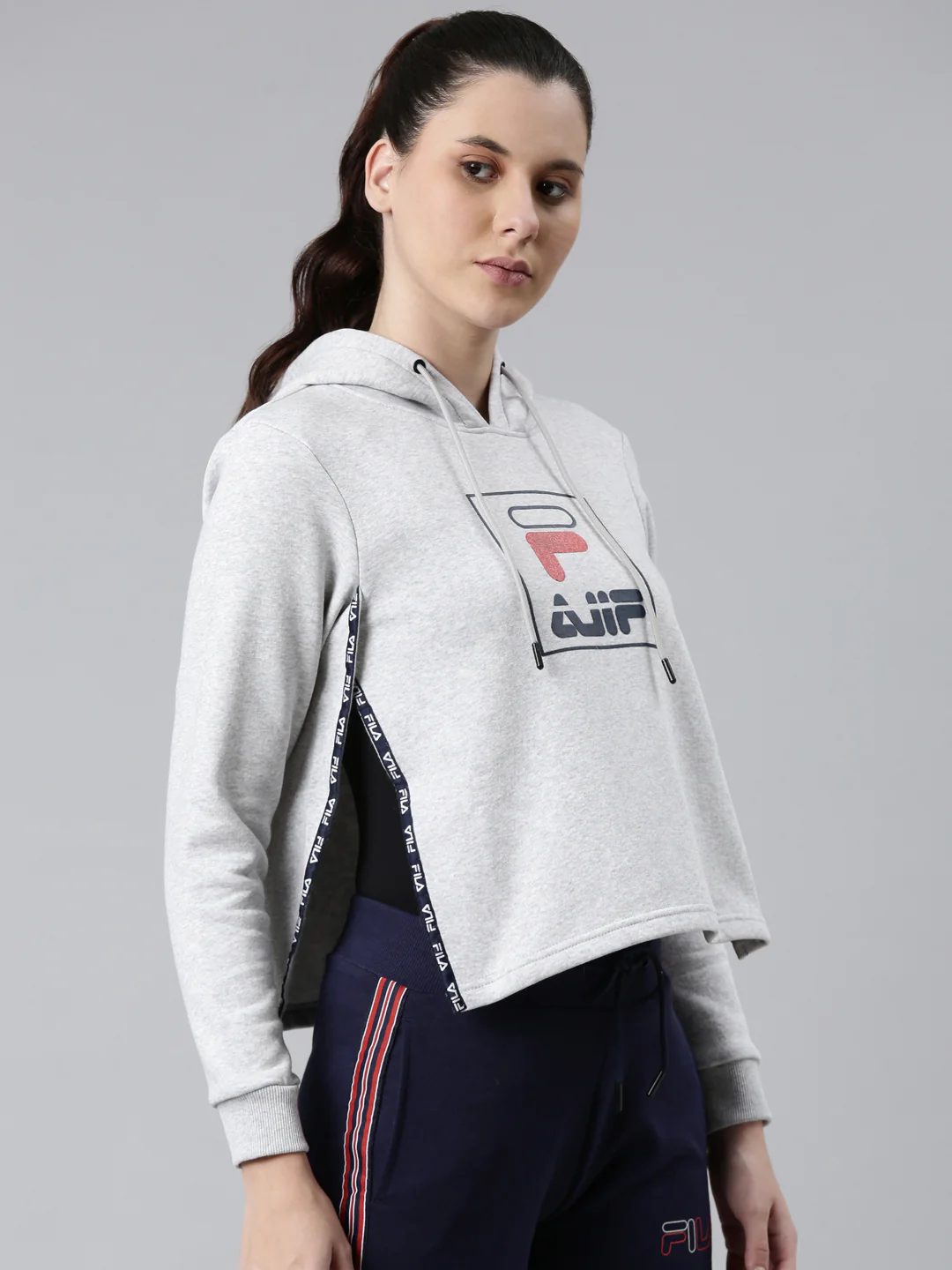 Fila White Bayelle Women's Hoodie - Image 4