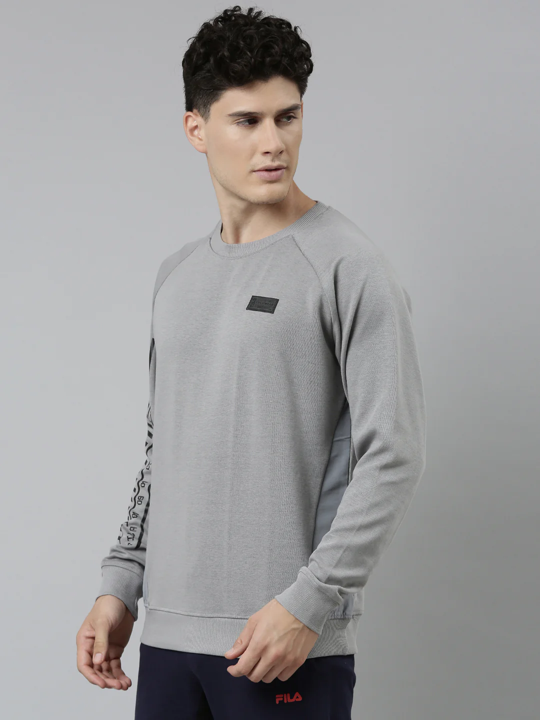 Fila White Minaj Men's Sweatshirt - Image 3