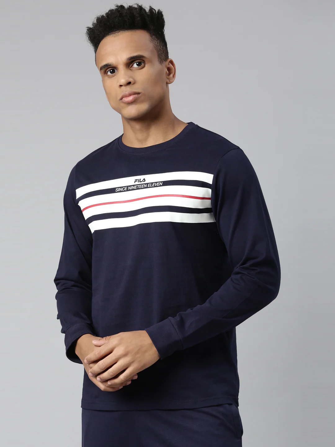 Fila Peacoat Caro Men's Graphic T-Shirt - Image 3