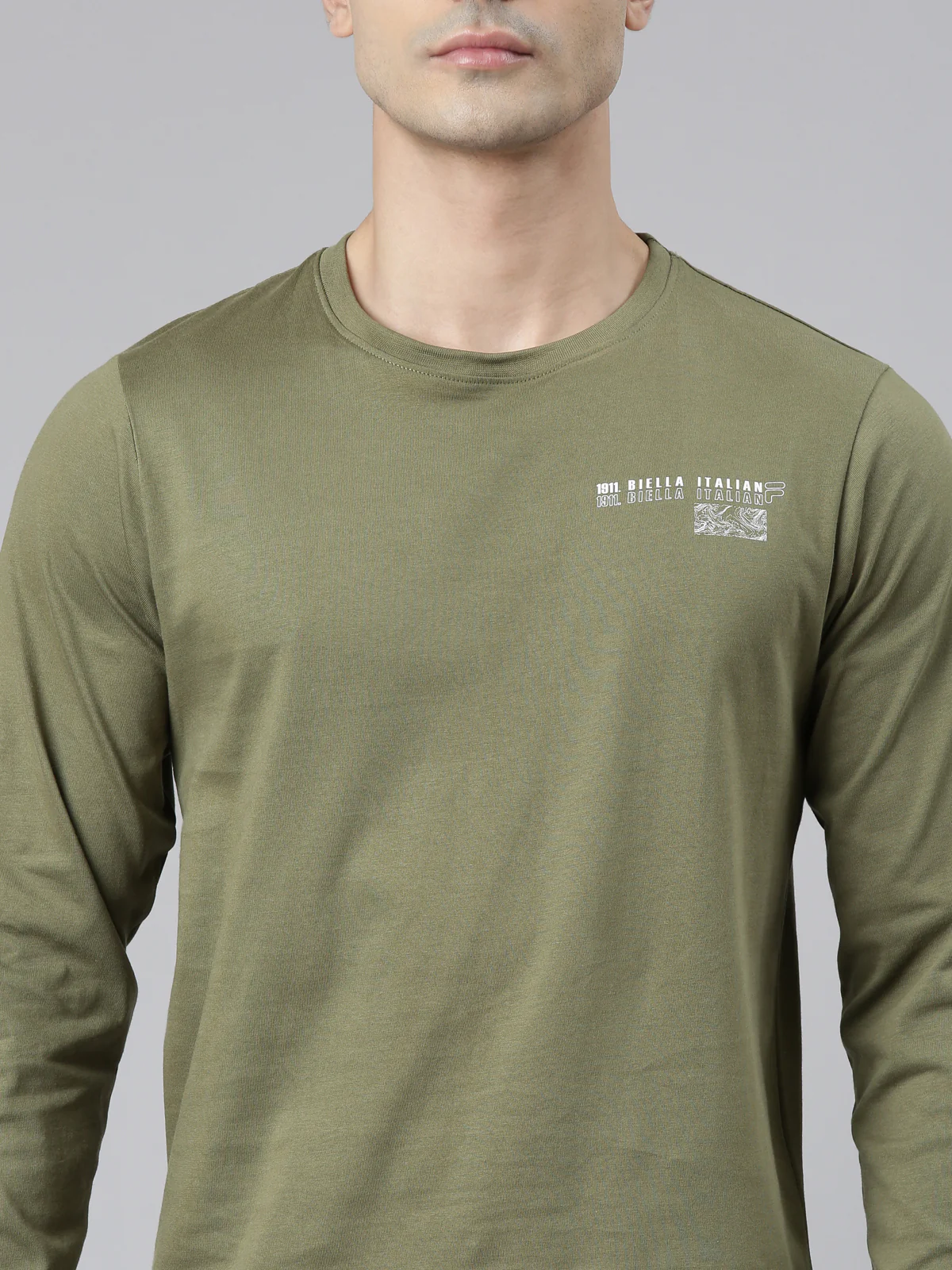 Fila Light Green Sandy Men's Graphic T-Shirt - Image 2
