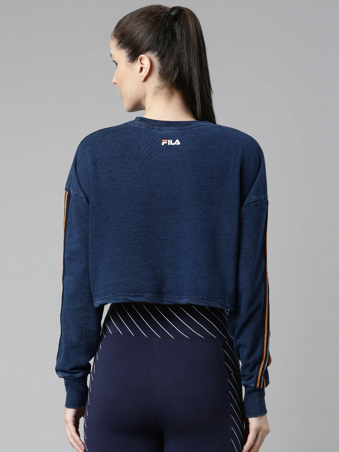 Fila Peacoat Drimel Women's Long Sleeve Sweat Shirt - Image 5