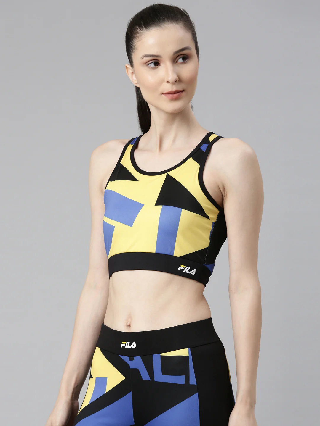 Fila White Kelly Women's Sports Bra - Image 3