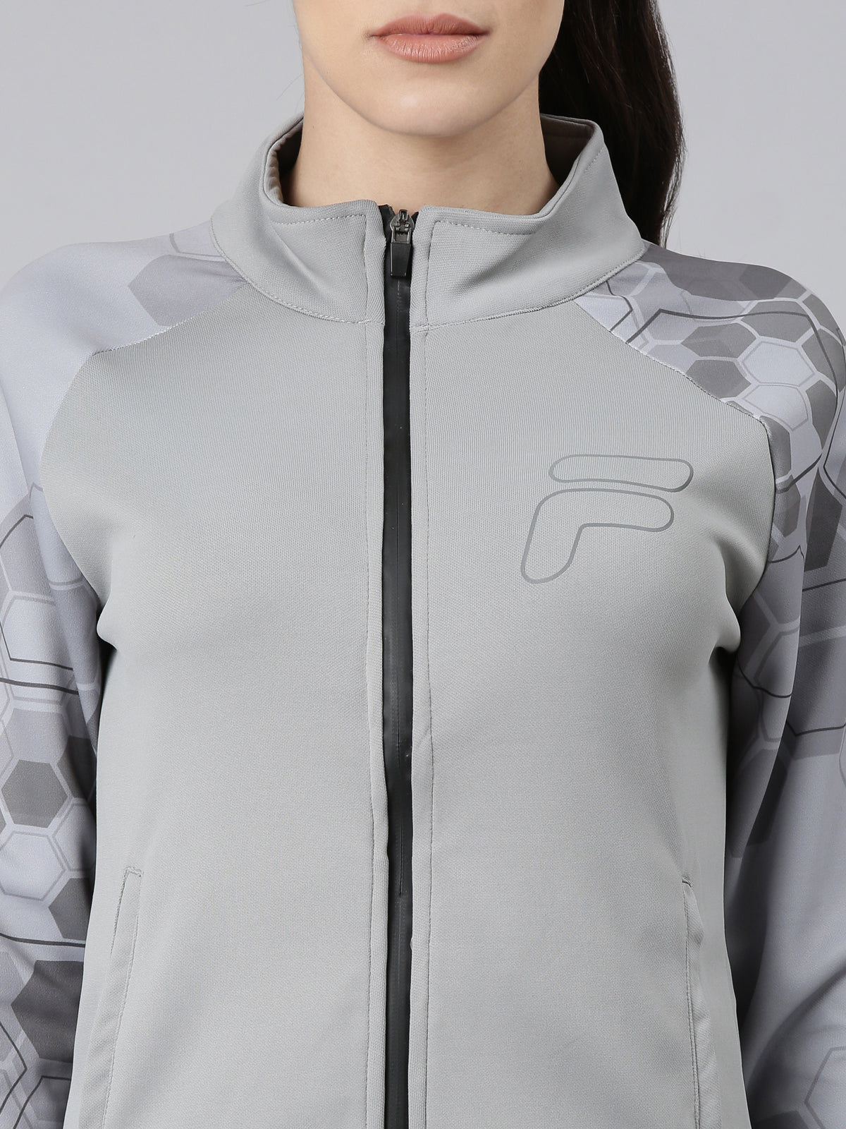 Fila Red Cindy Women's Sweat Jacket - Image 3