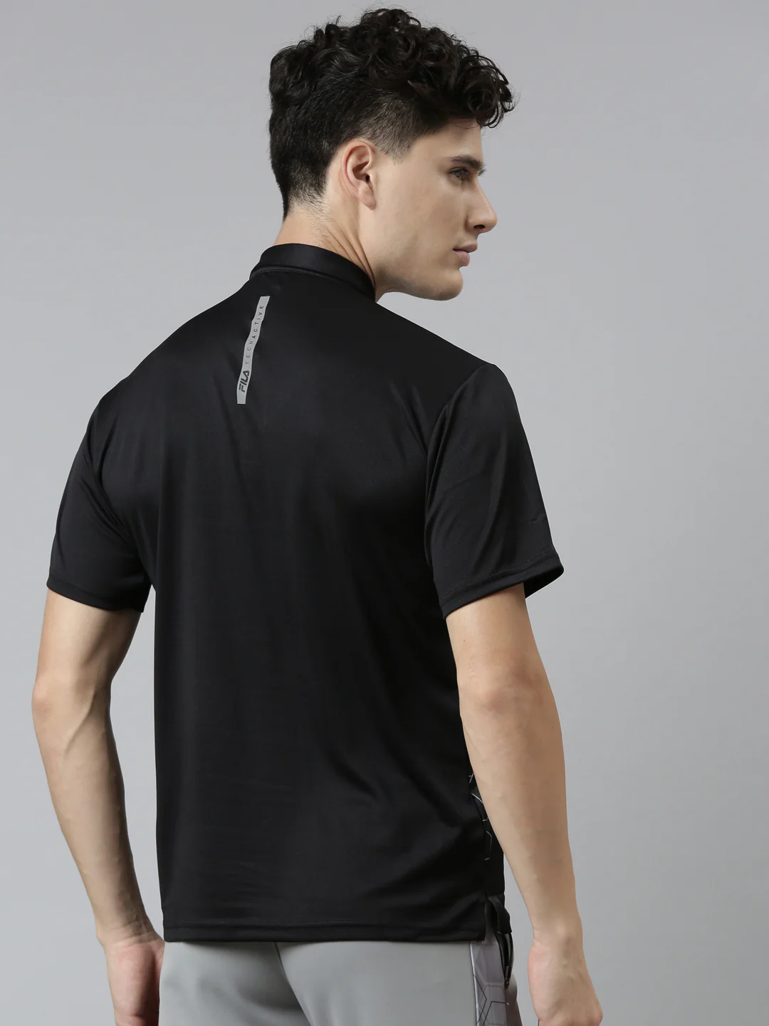 Fila Red Griff Men's Graphic Polo - Image 5