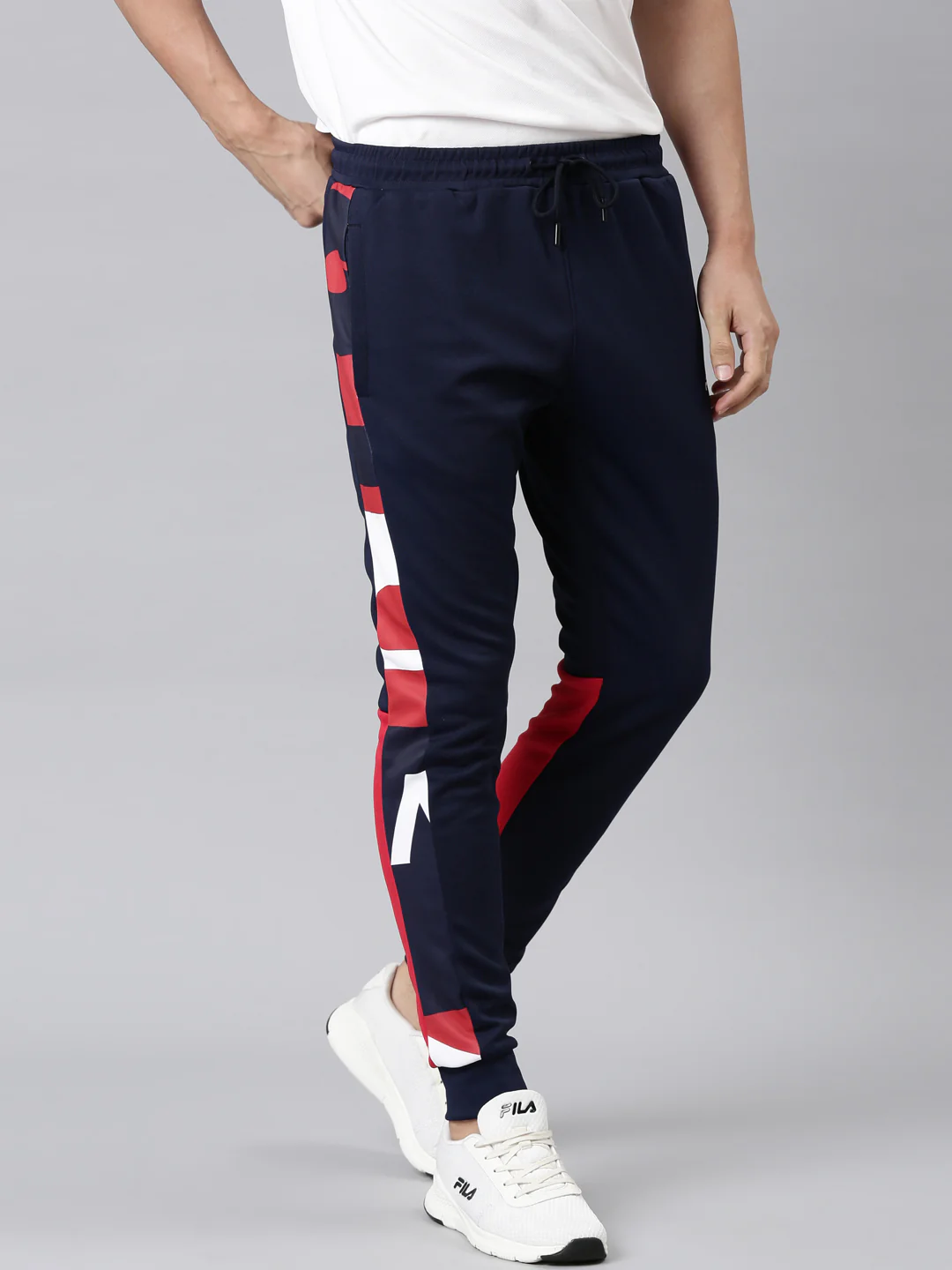 Fila Black Durelle Men's Ankle length Jogger - Image 2