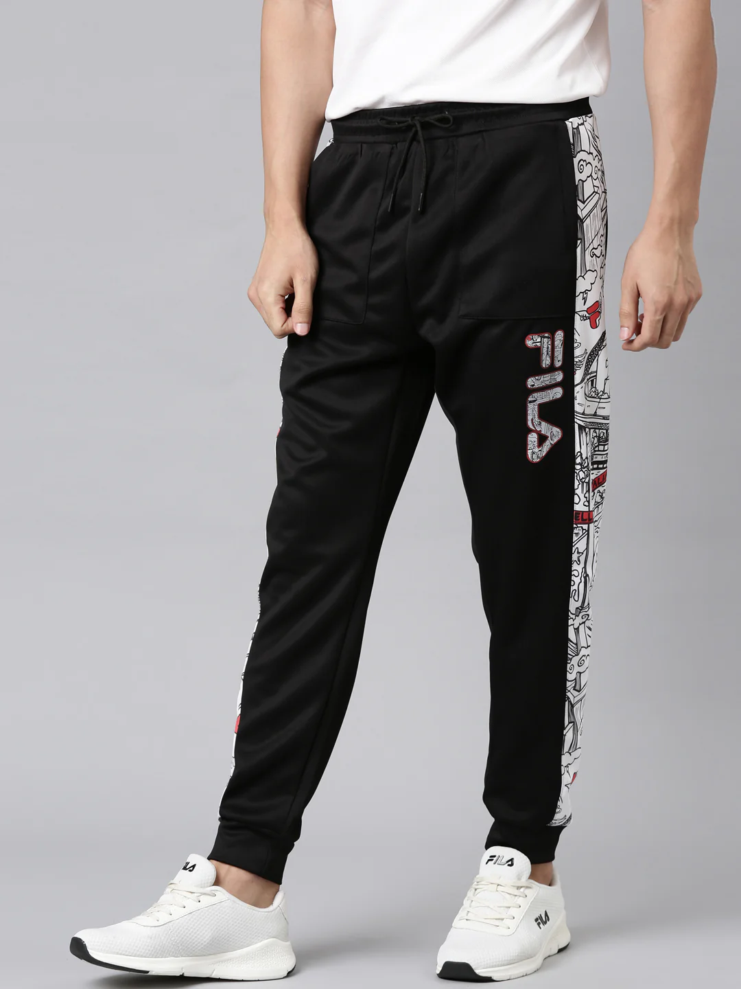 Fila Pink Jenor Men's Ankle length Jogger - Image 3