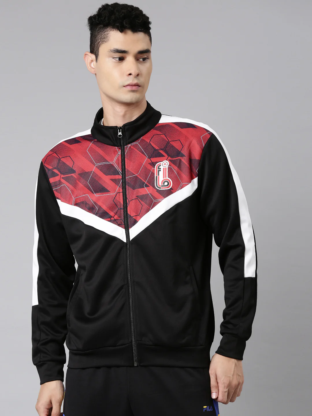 Fila White Ruel Men's Long Sleeve Jacket