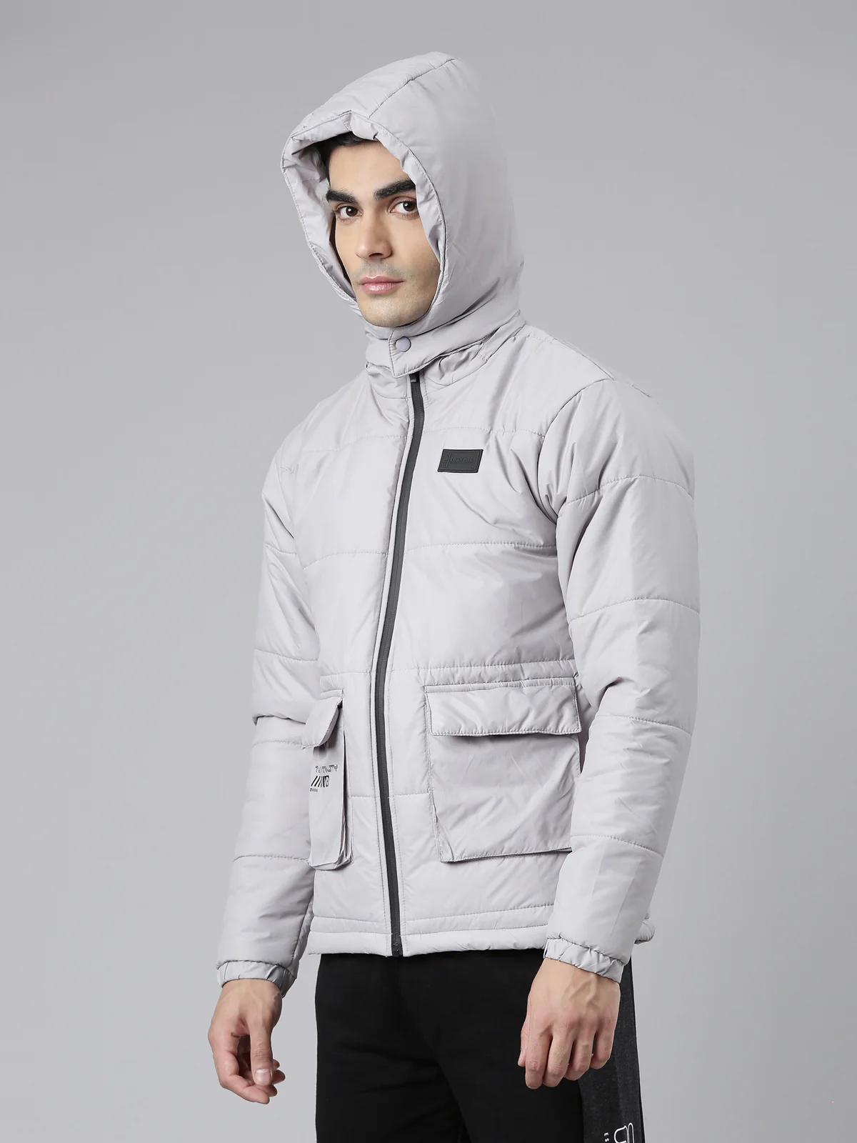 Fila Grey Mitch Men's Hooded Jacket - Image 4