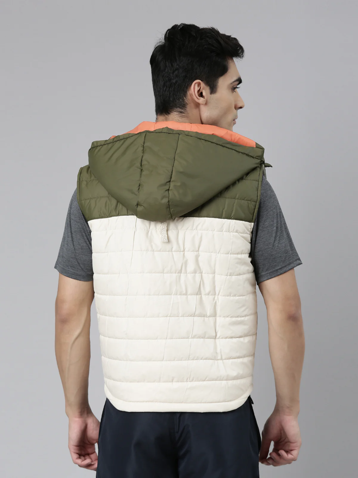 Fila Grey Solar Men's Hooded Jacket - Image 5