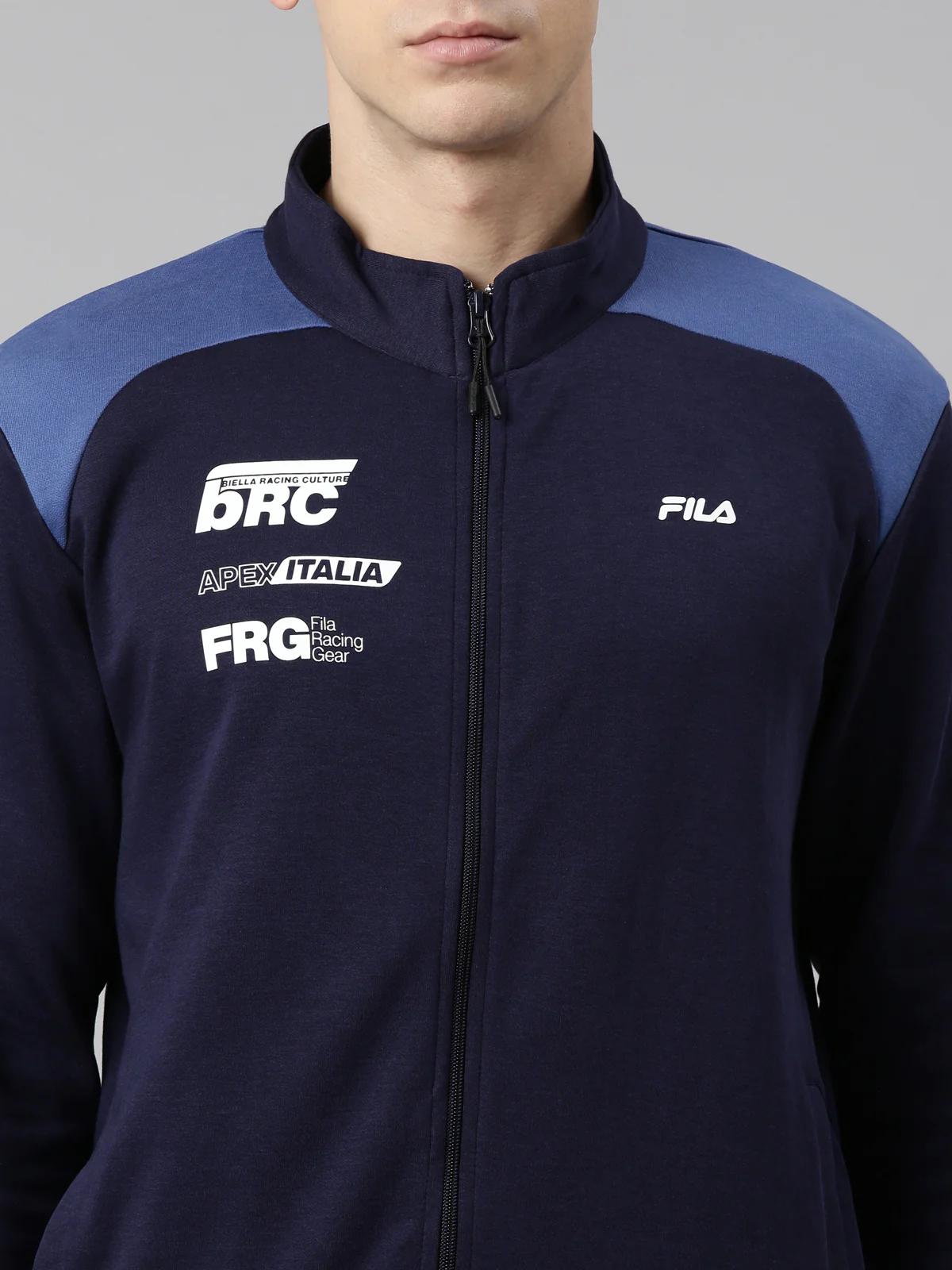 Fila White Sportivi Men's Sweat Jacket - Image 2