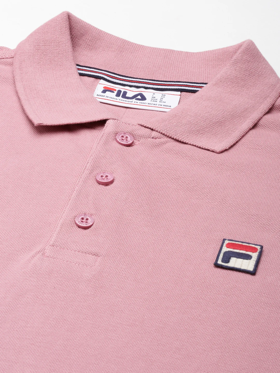 Fila Yellow Custom Men's Polos - Image 2