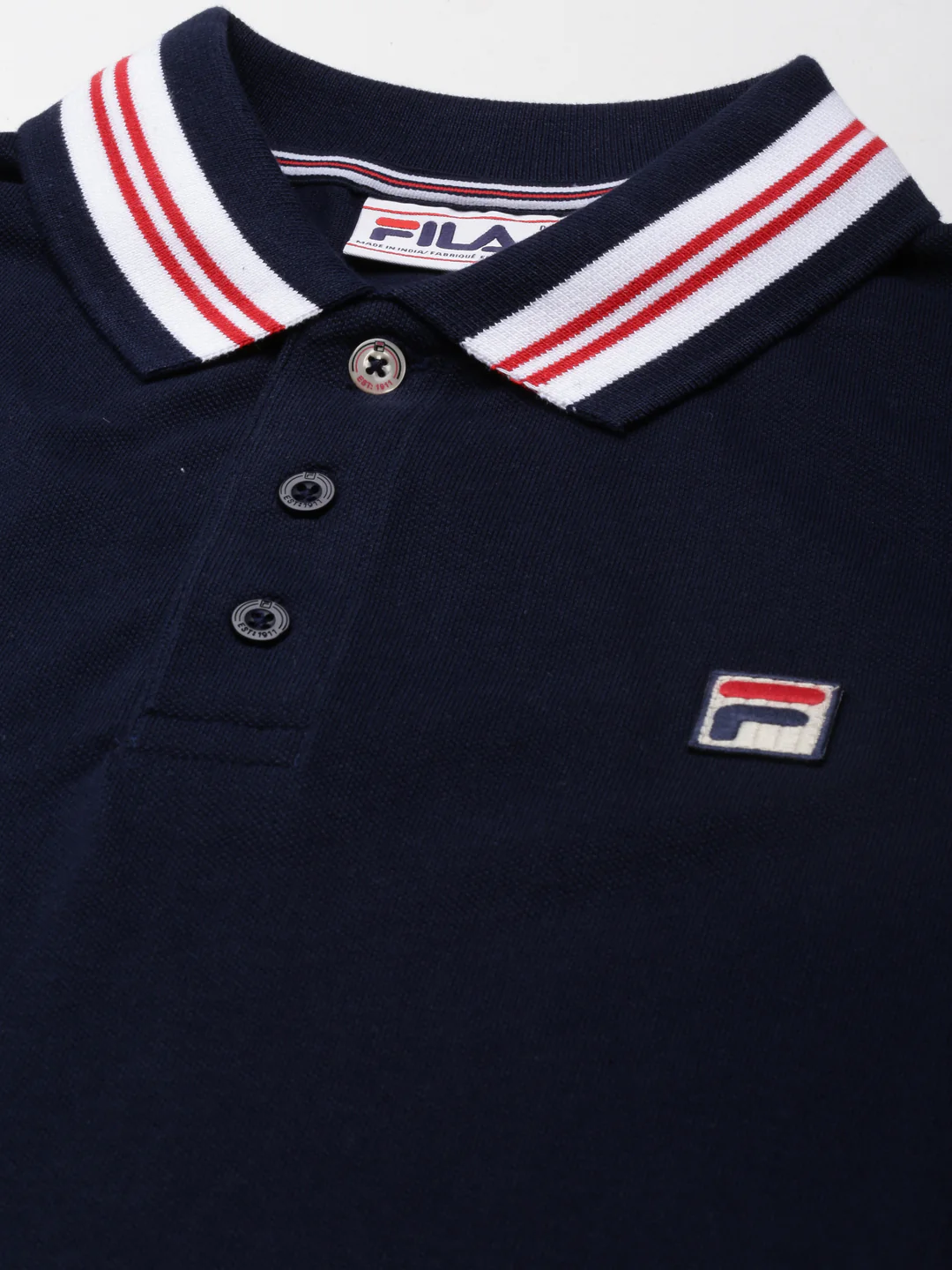 Fila Yellow Faraz Men's Polos - Image 2