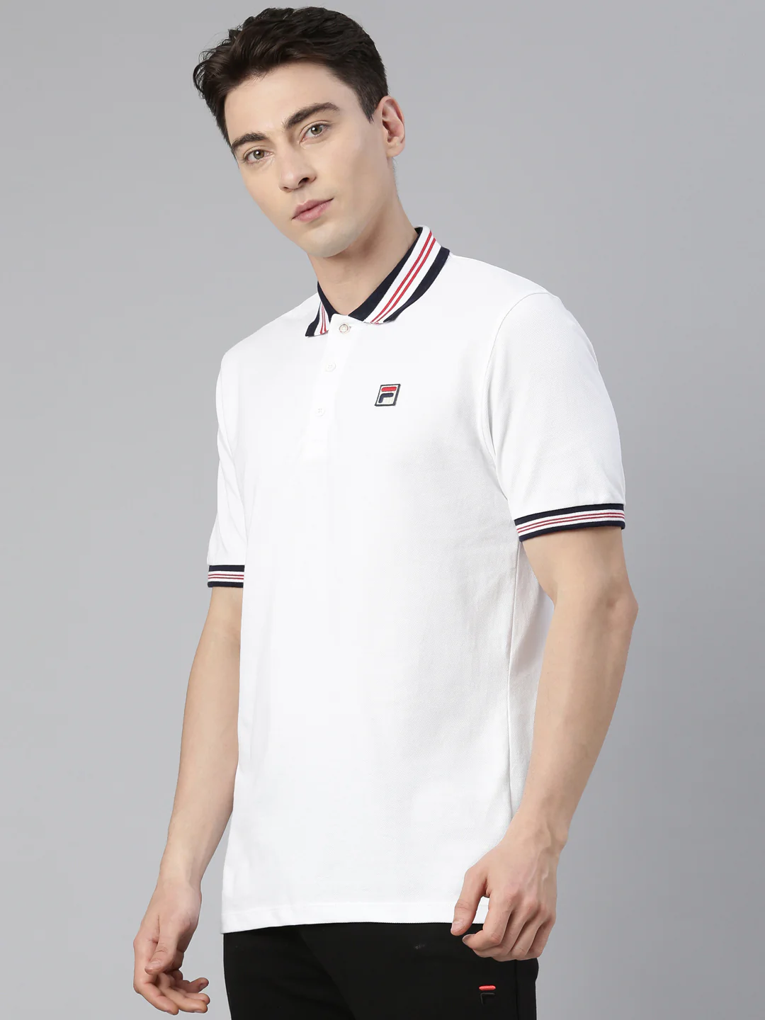 Fila Yellow Faraz Men's Polos - Image 3