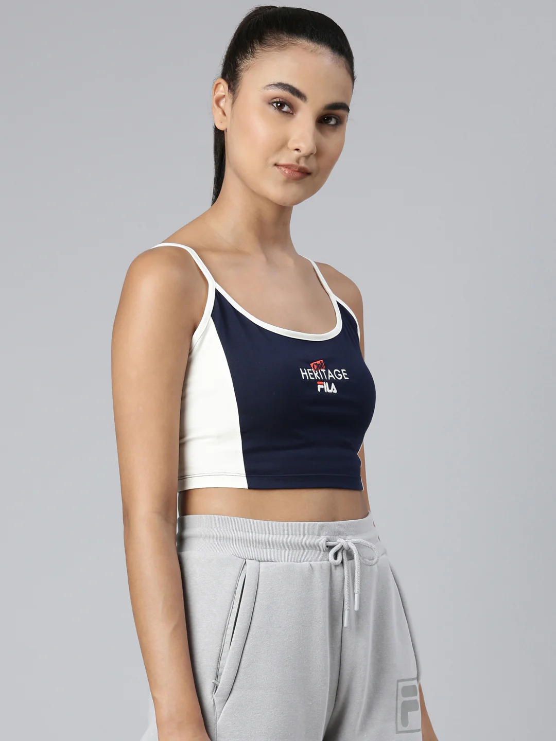 Fila Peacoat Mimi Women's Sleeveless Crop Top - Image 4