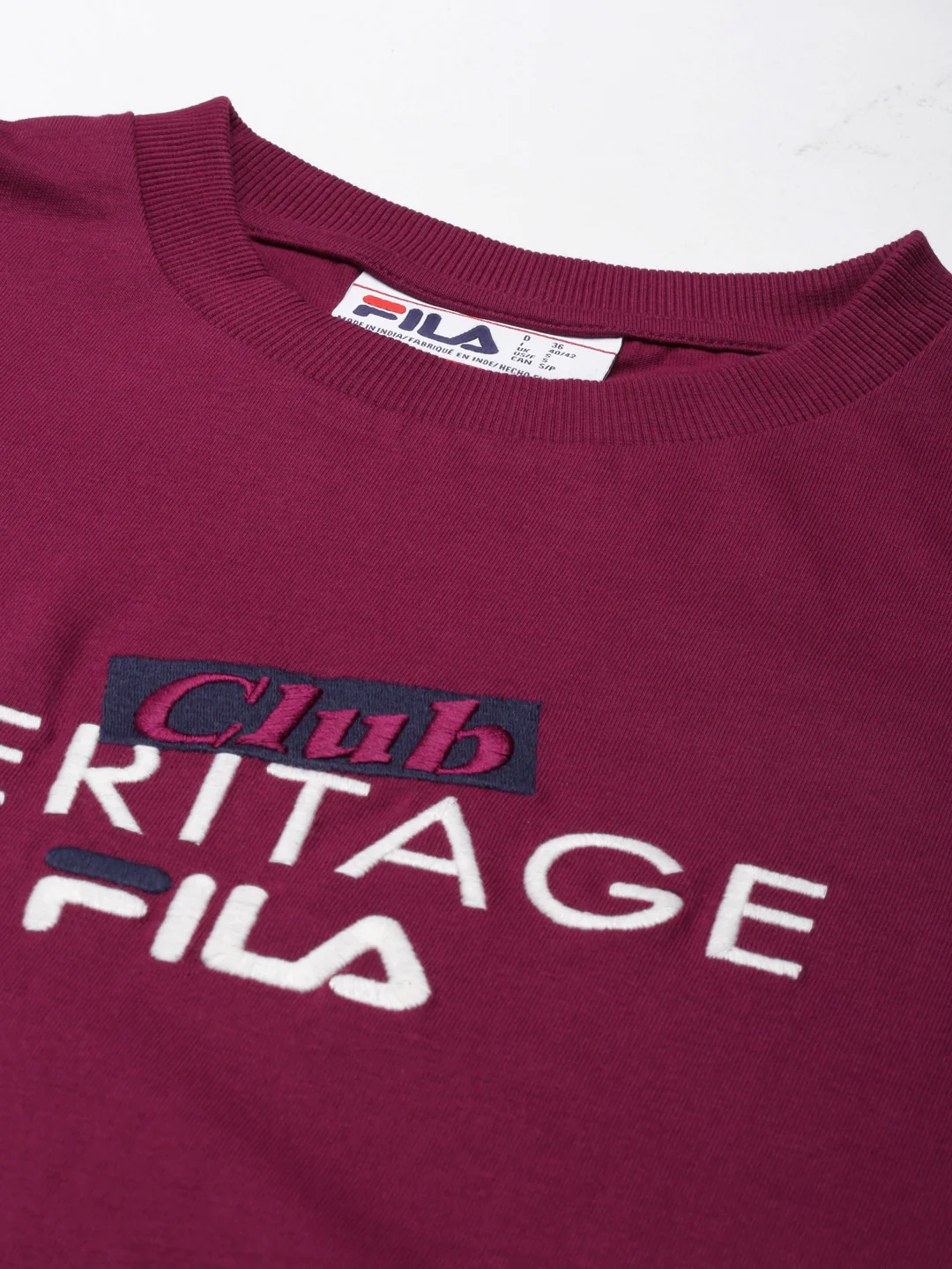 Fila Charcoal April Women Graphic T-Shirt - Image 2