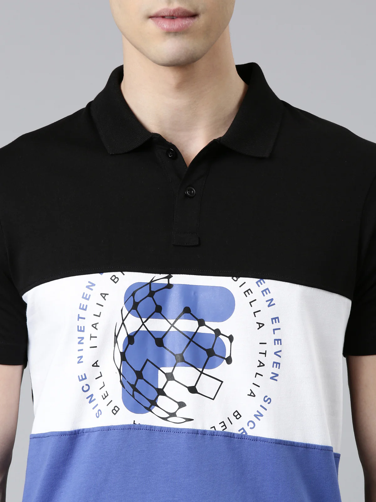 Fila White Proller Men's Polo - Image 2