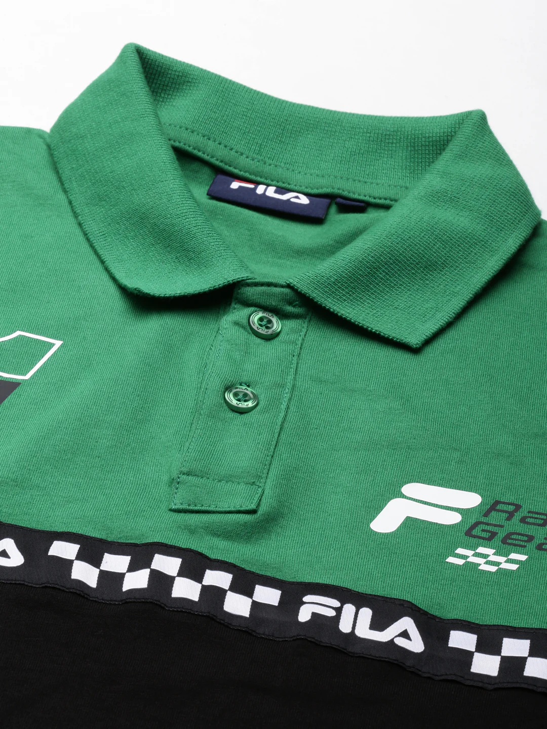 Fila White Tonic Men's Polo - Image 2