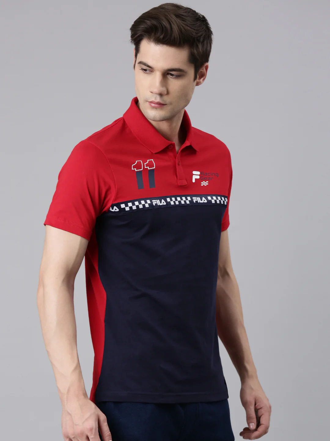 Fila White Tonic Men's Polo - Image 4