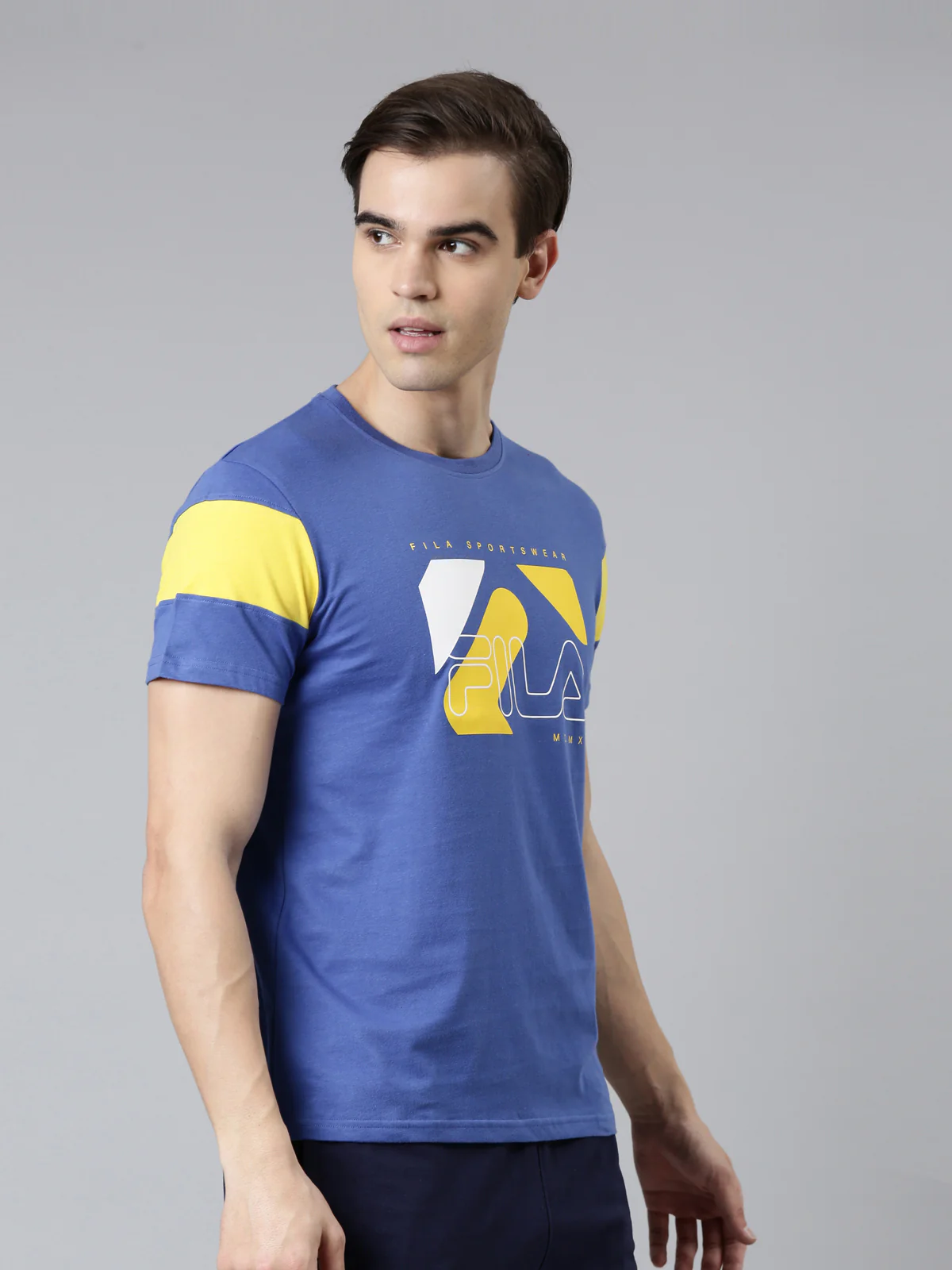 Fila White Pepol Men's T-Shirt - Image 4