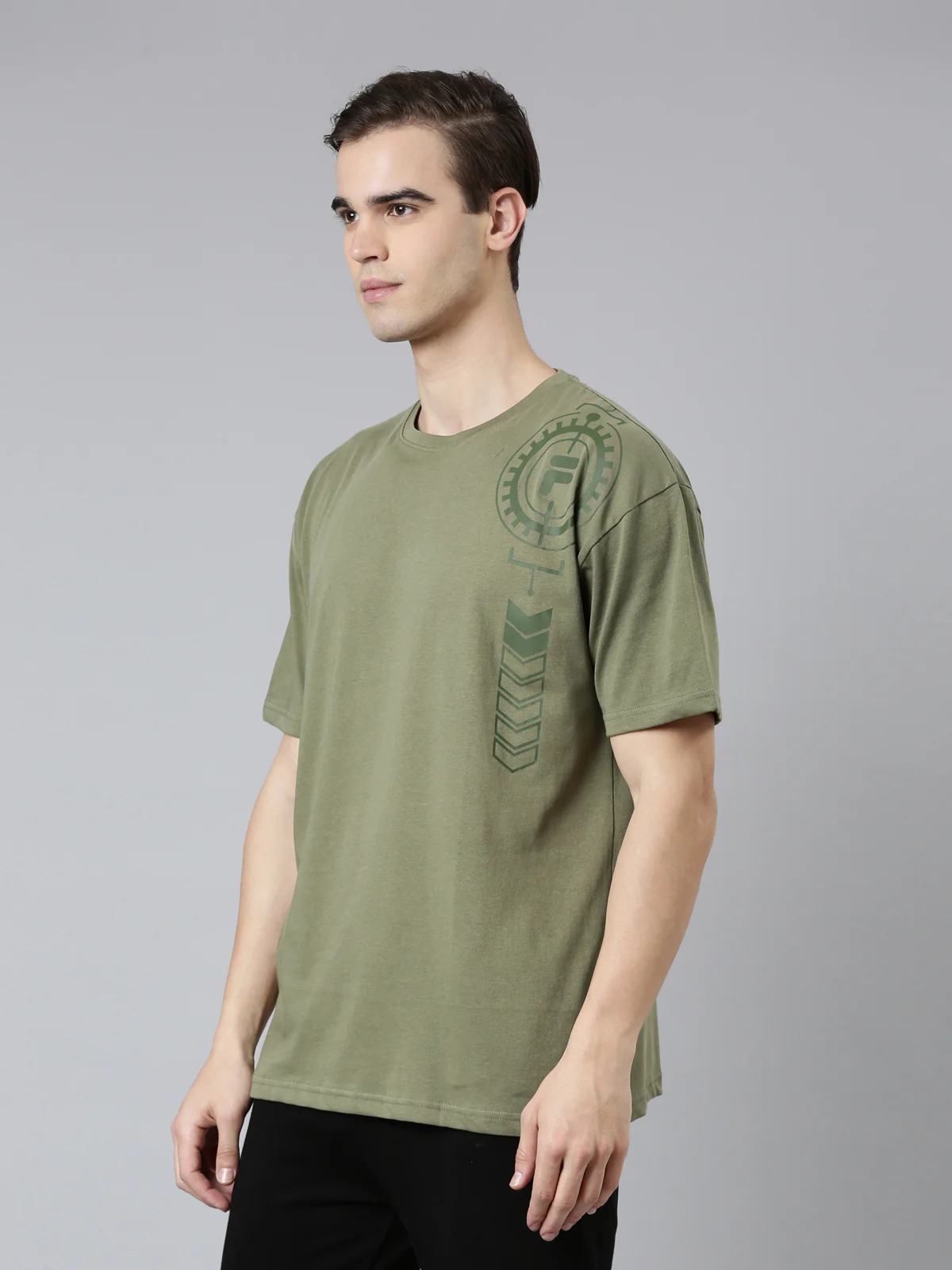 Fila Black Trider 1 Men's T-Shirt - Image 3