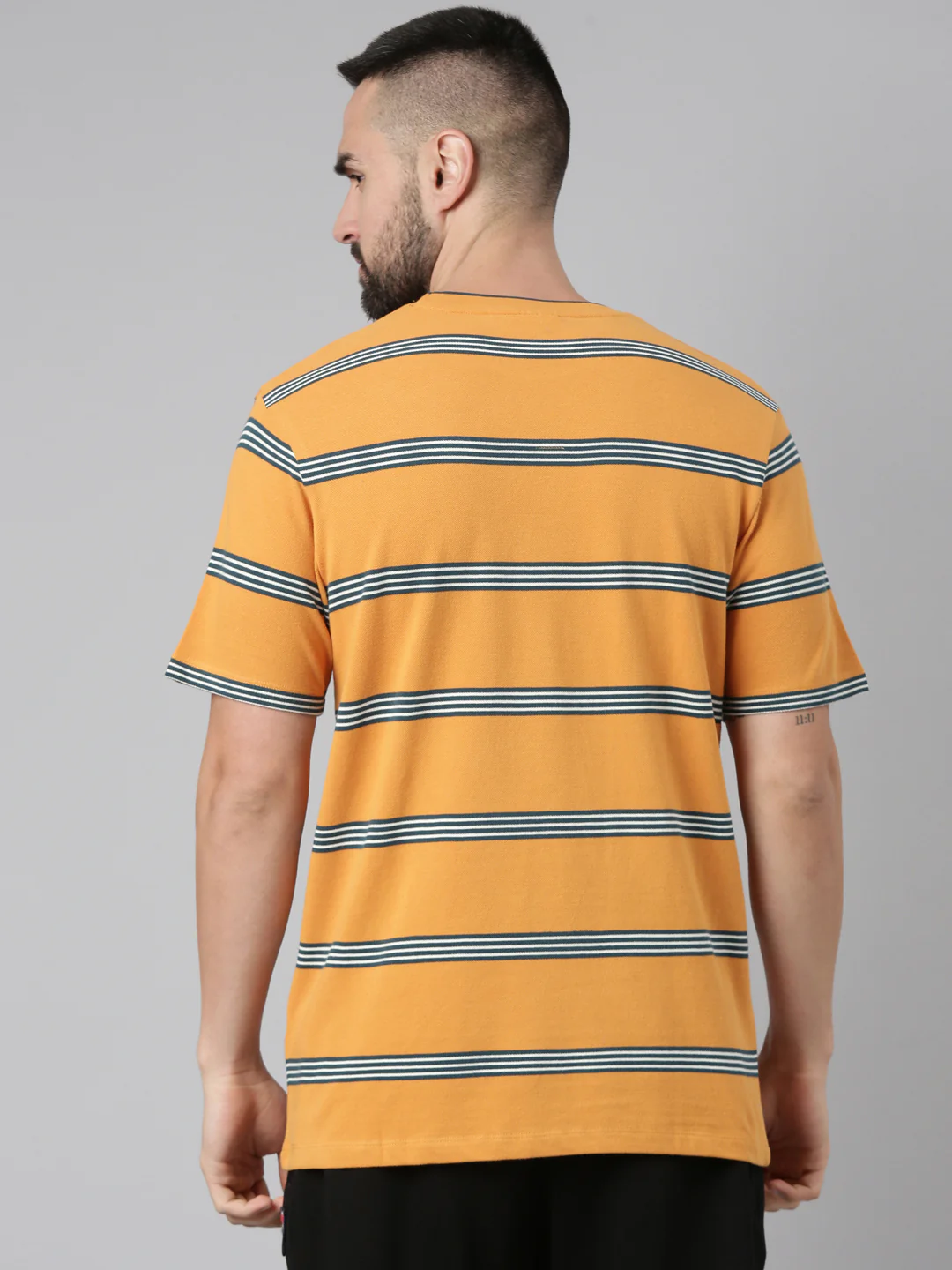 Fila Men Yellow Chapman T-Shirt - Image 6