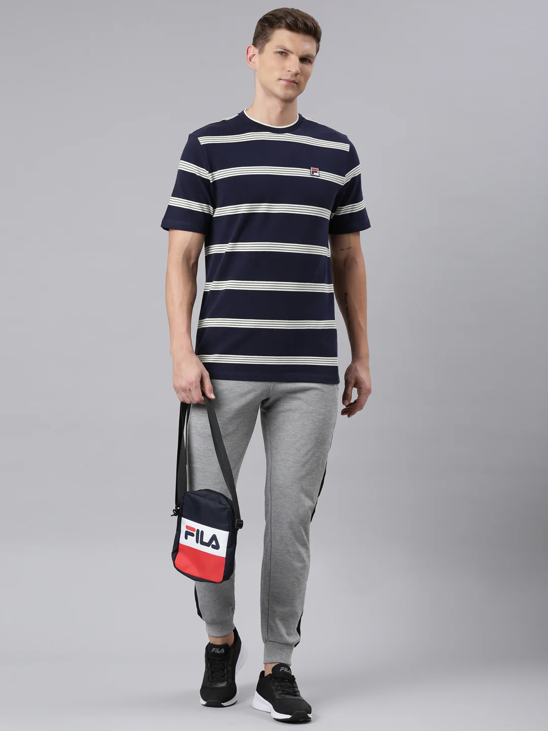 Fila Men Navy Chapman T-Shirt - Image 16