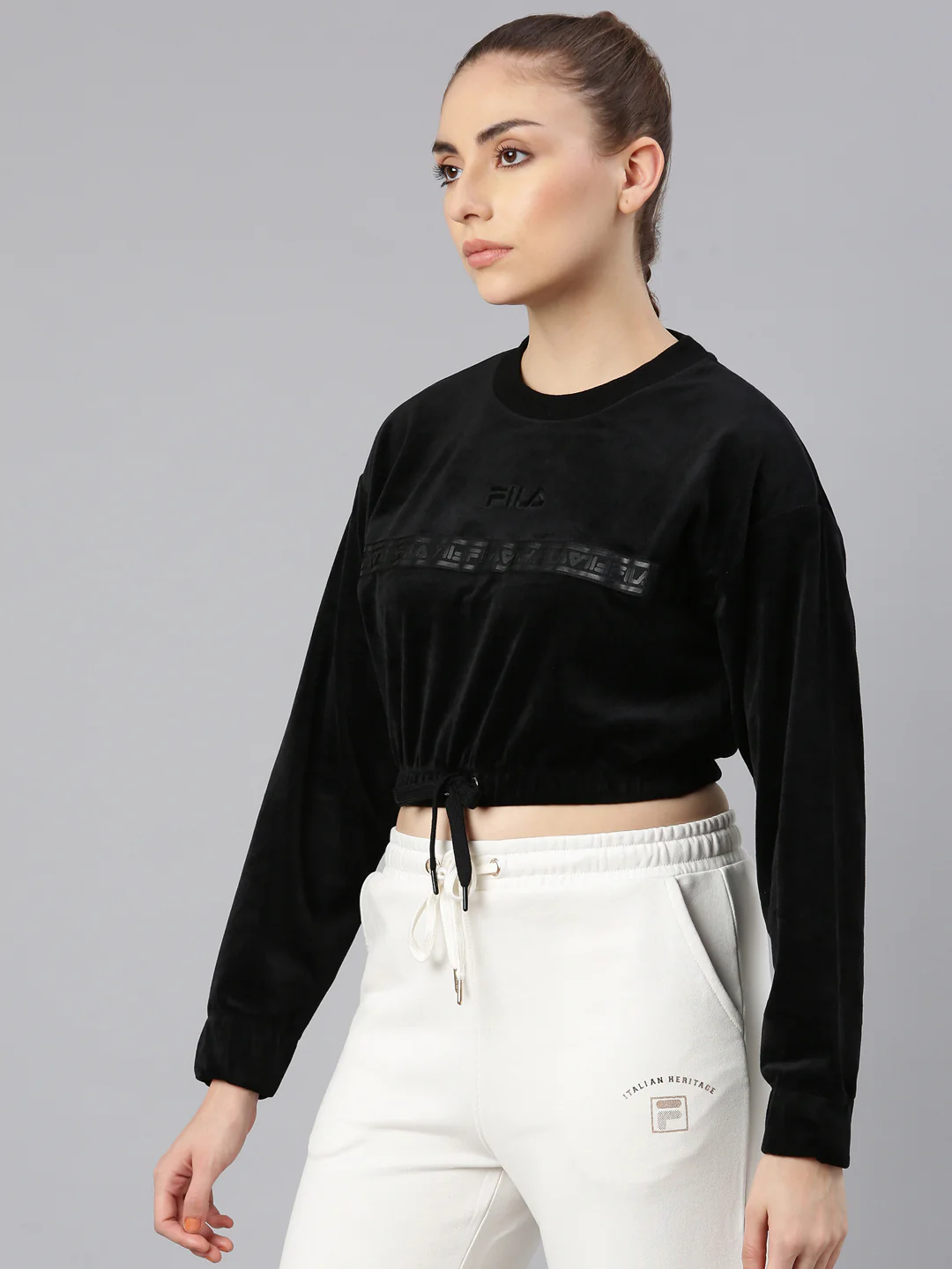 FILA Adults-Women Black Sweatshirts - Image 3