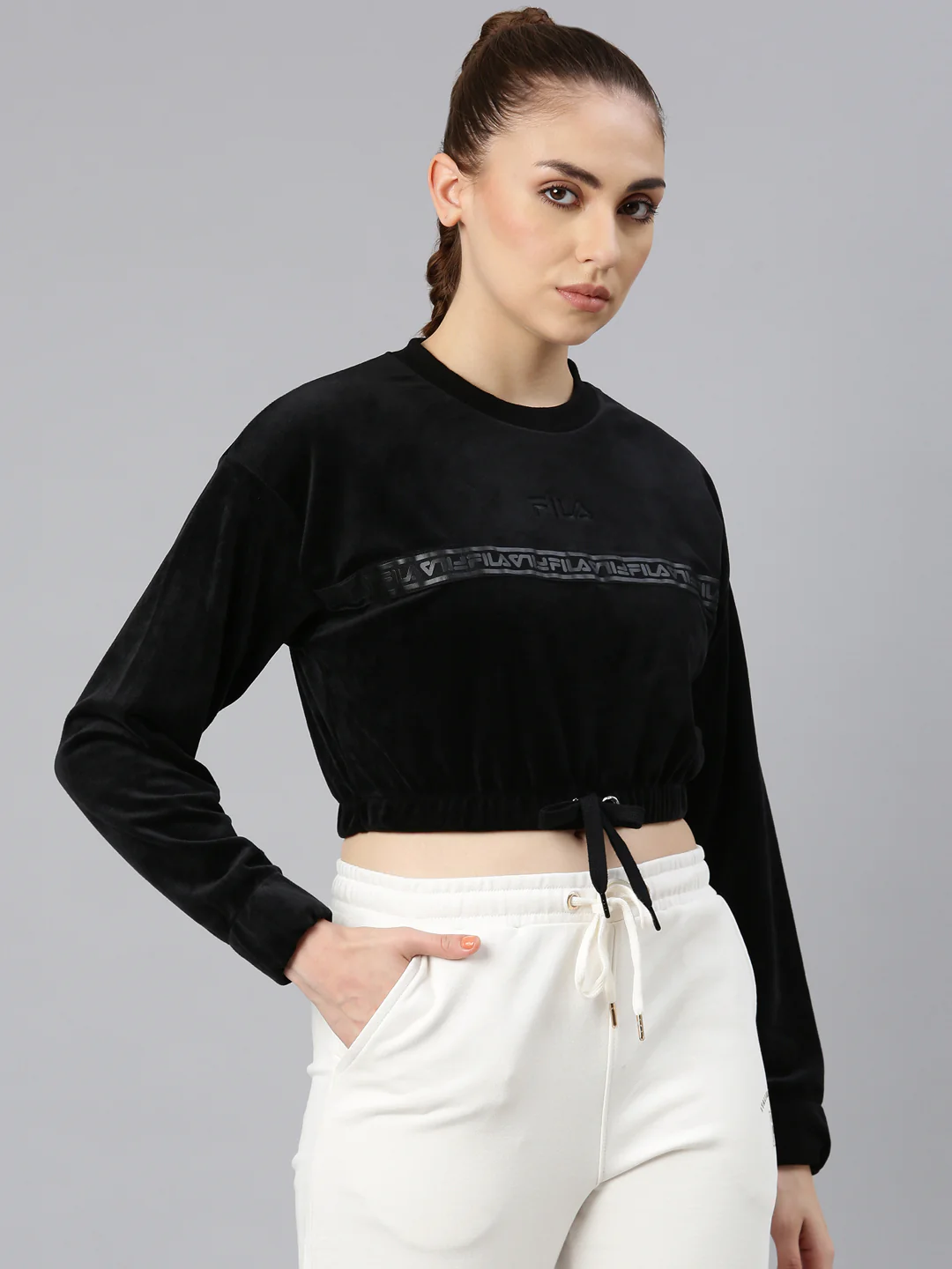 FILA Adults-Women Black Sweatshirts - Image 4