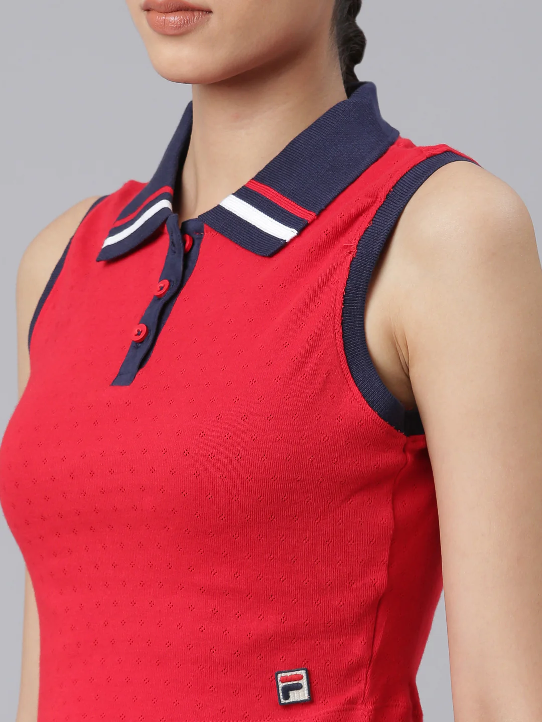 Fila Women Red Tyson Tank Top - Image 2