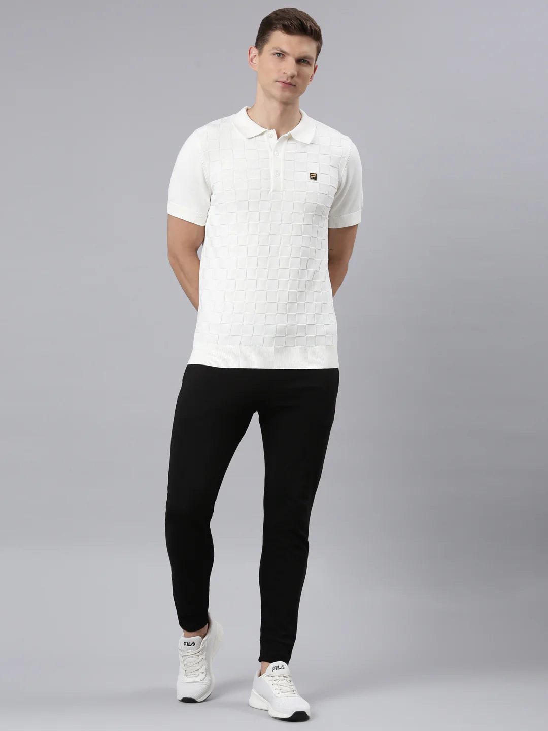 Fila Men White Lucian Men Polo - Image 6