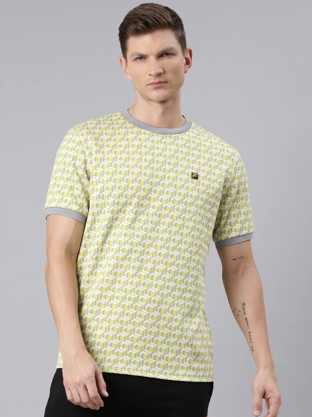 Fila Men Grey Jagger T-Shirt