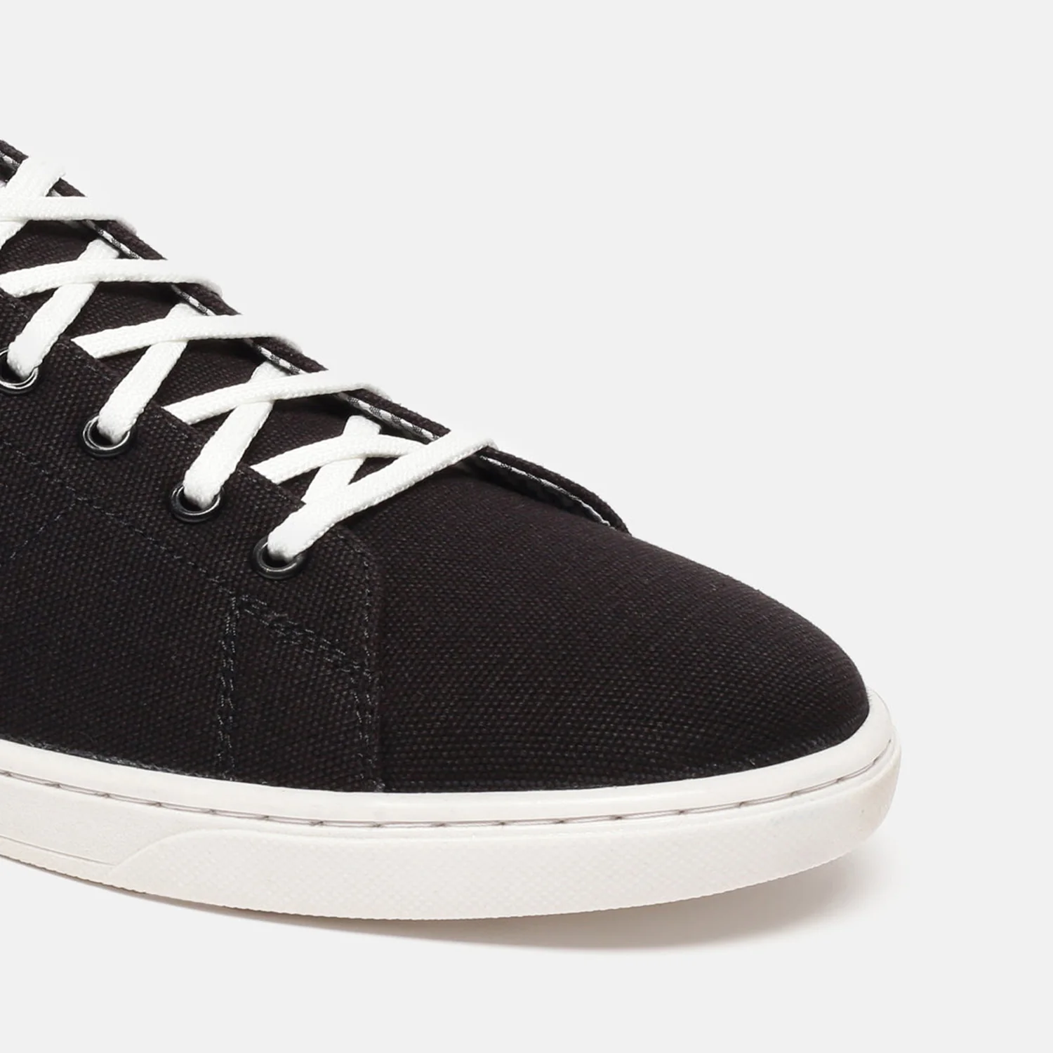 Fila Black Eziota Men Canvas Sneakers - Image 6