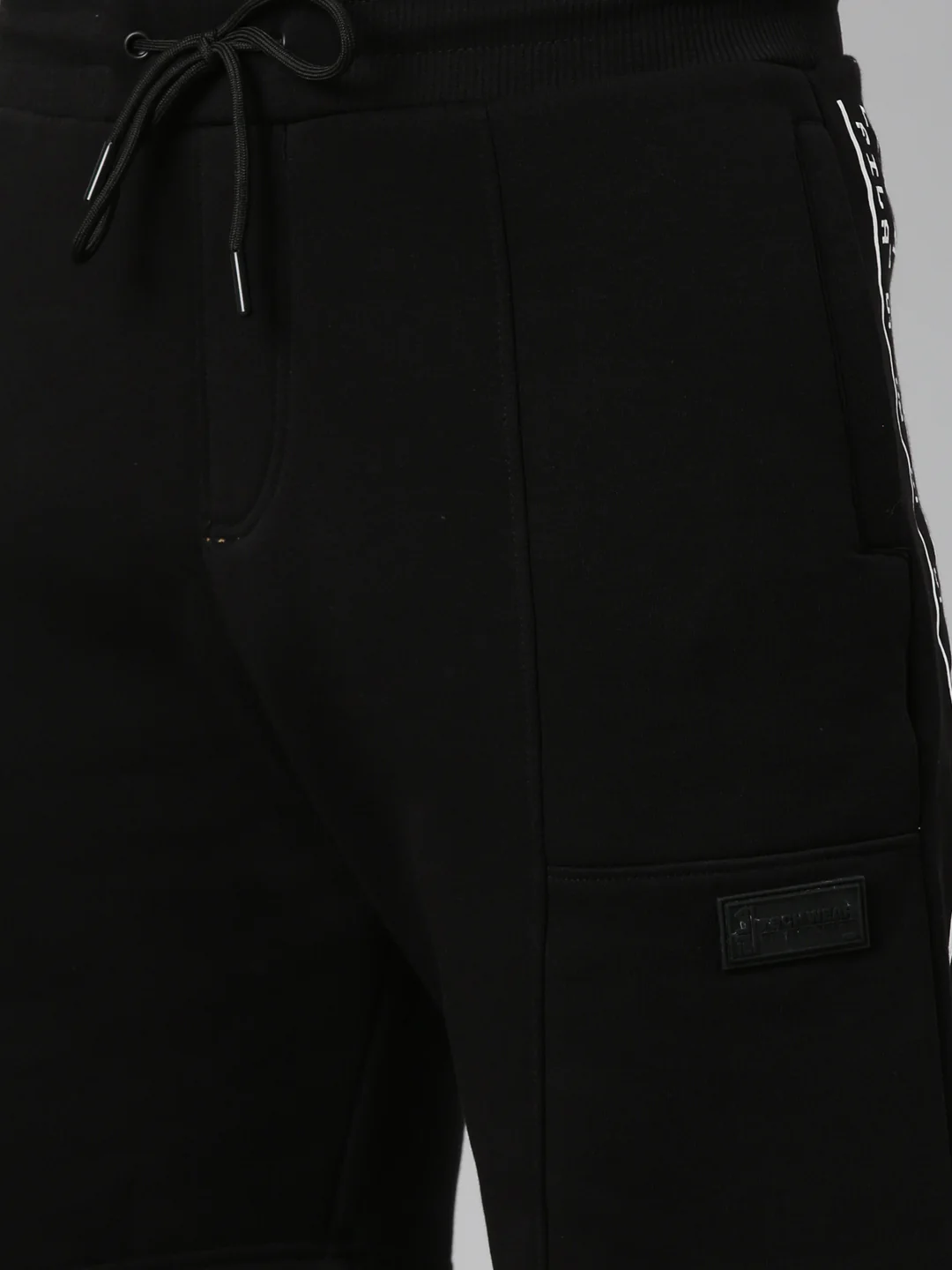 Fila Black Melvin Men's Cut and Sew Shorts - Image 2