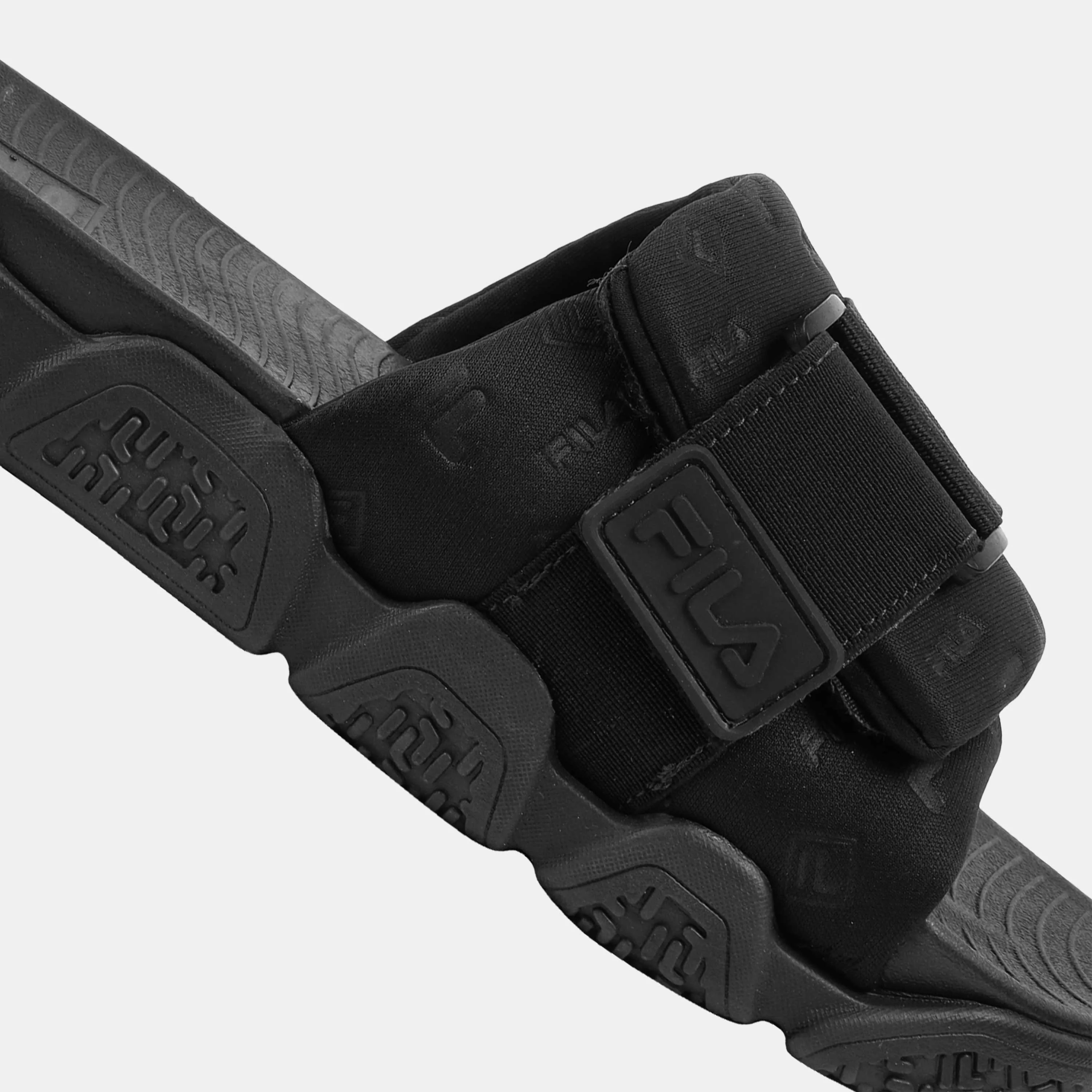 Fila Men Black Rapello Slide - Image 7