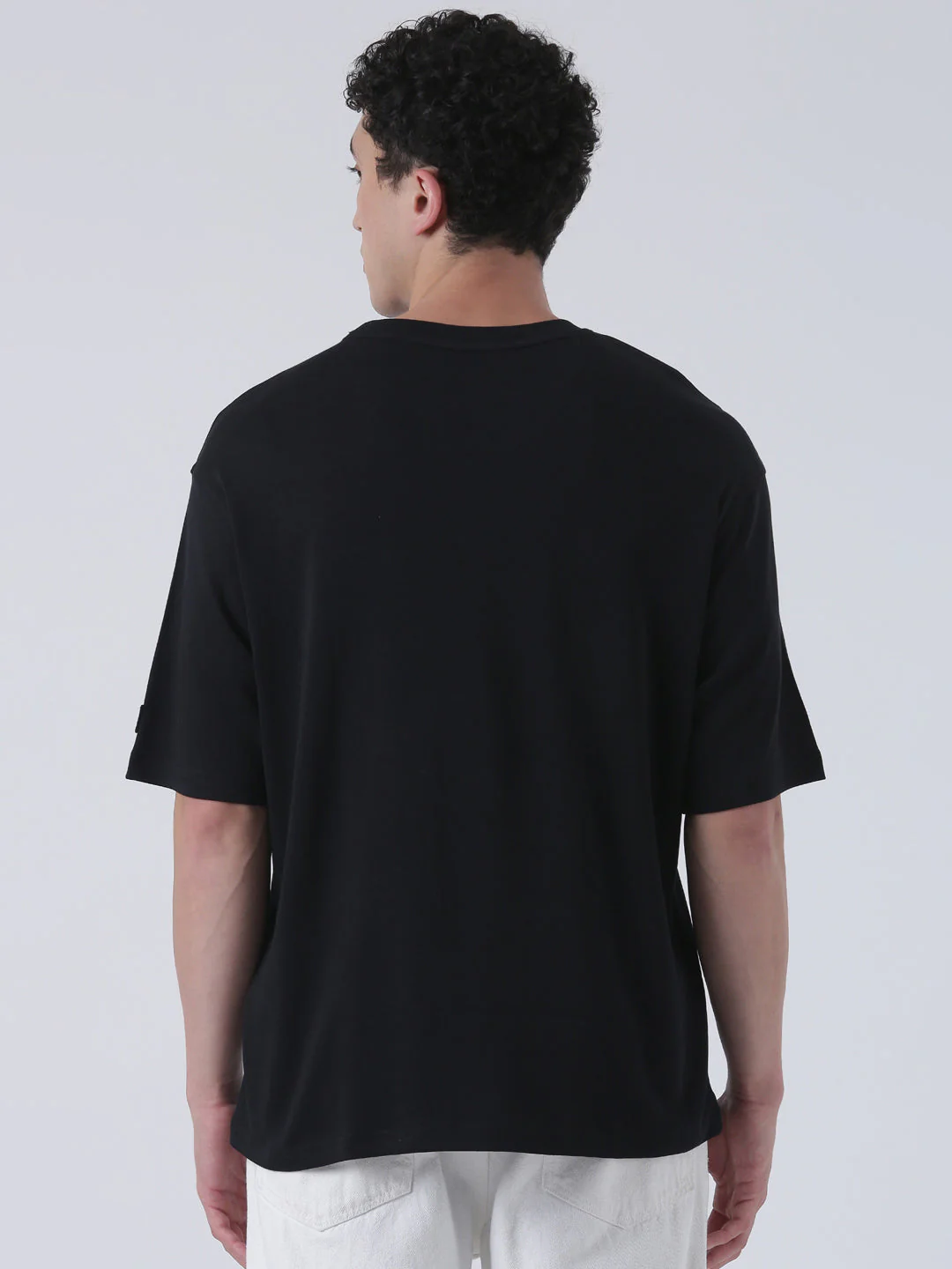 Fila Men Black T-Shirt Loose Fit - Image 5
