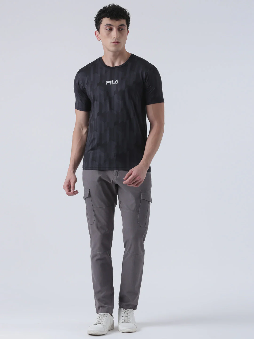 Fila Men Black T-Shirt Regular Fit - Image 6