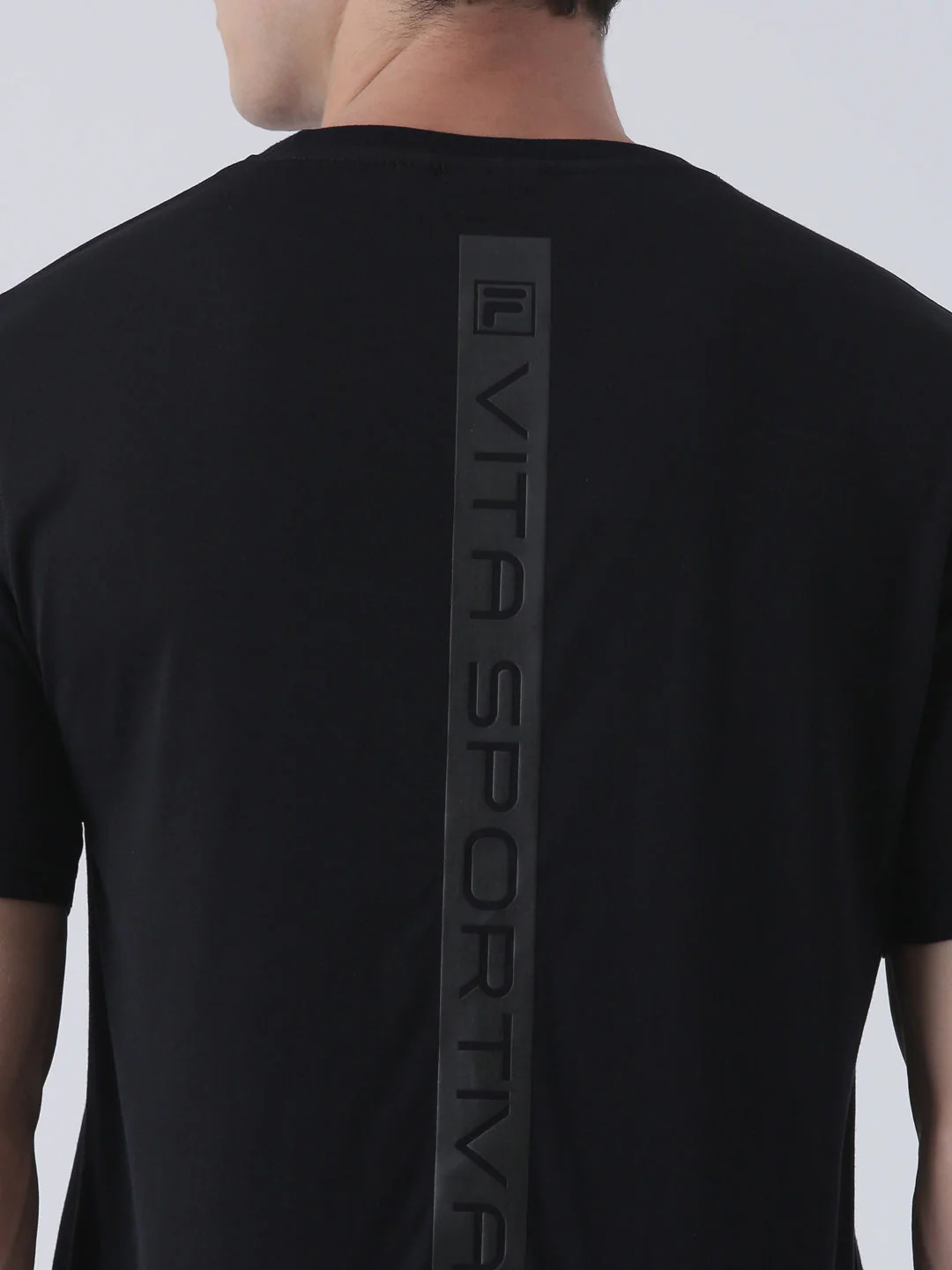Fila Men Black T-Shirt Relaxed Fit - Image 3